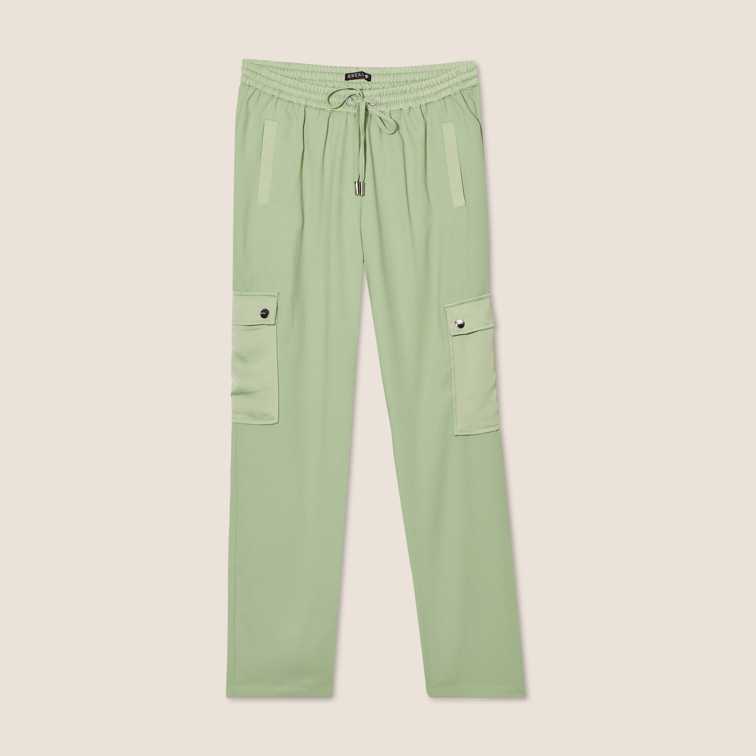 pantalon cargo vert emeraude femme Pantalon cargo vert émeraude femme