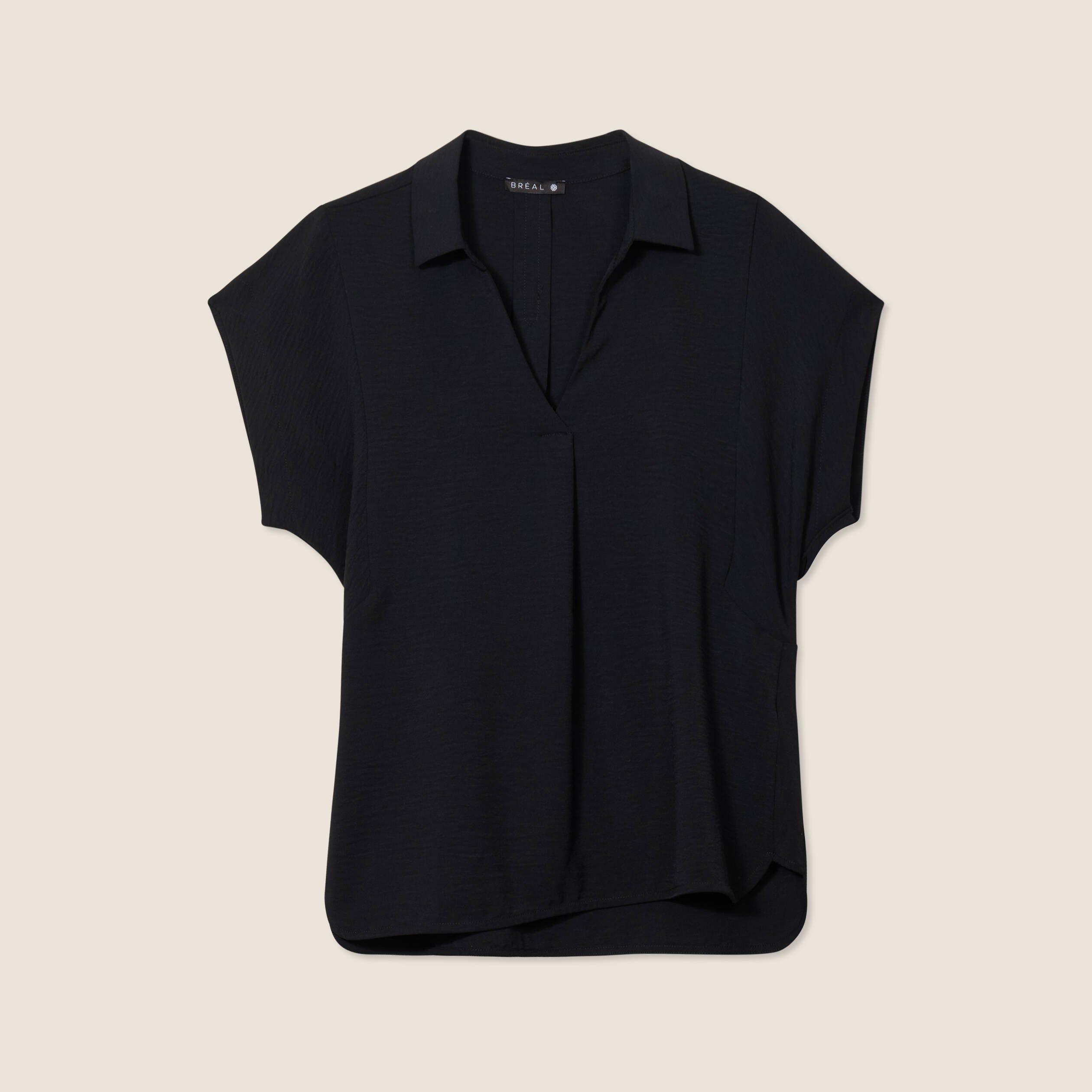blouse manches courtes noir femme Blouse manches courtes noir femme