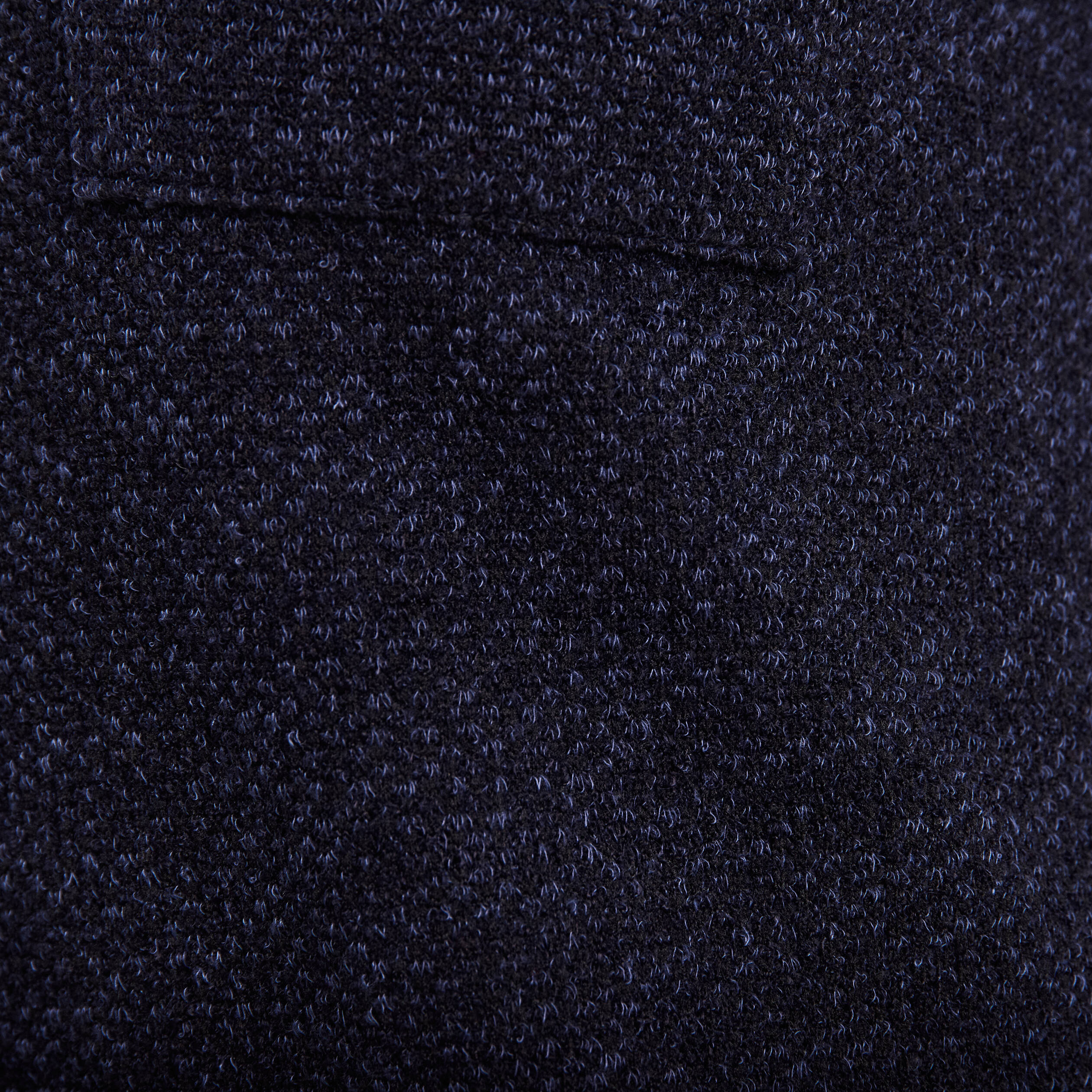 Gilet manches longues zipp?� bleu marine femme | Vibs