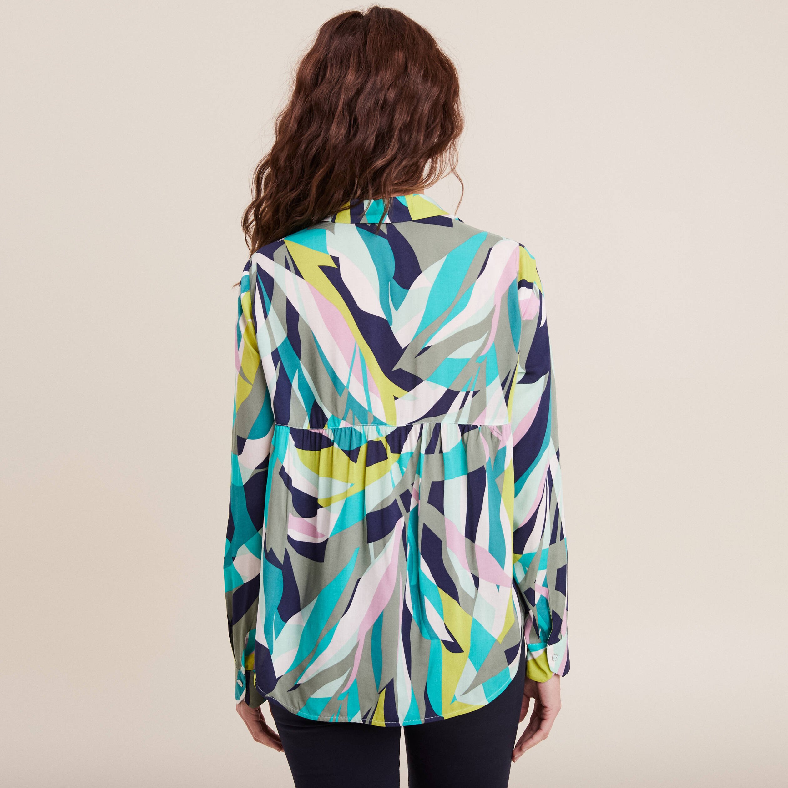 chemise manches longues vert femme Chemise manches longues vert femme