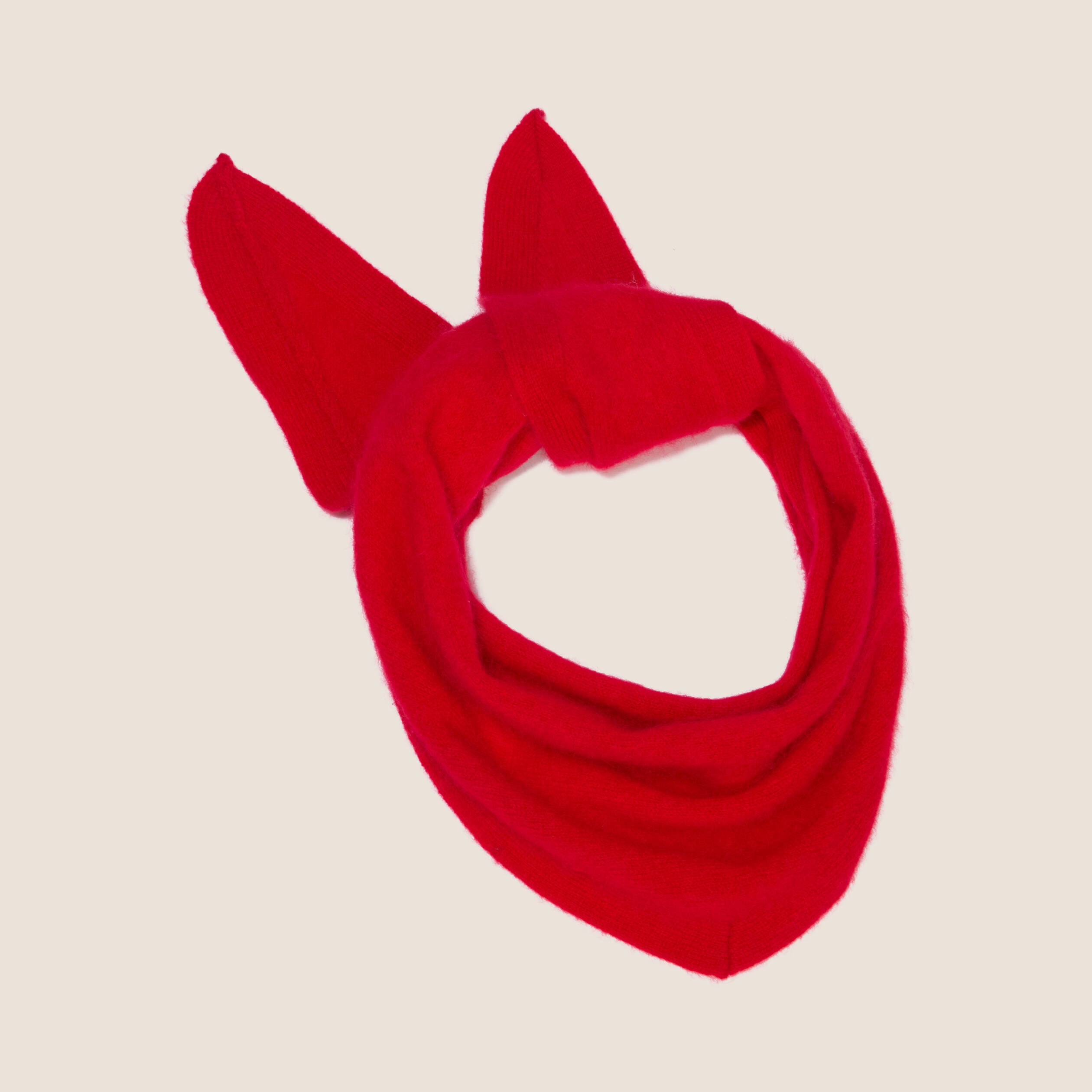 &Eacute;charpe en cachemire rouge femme