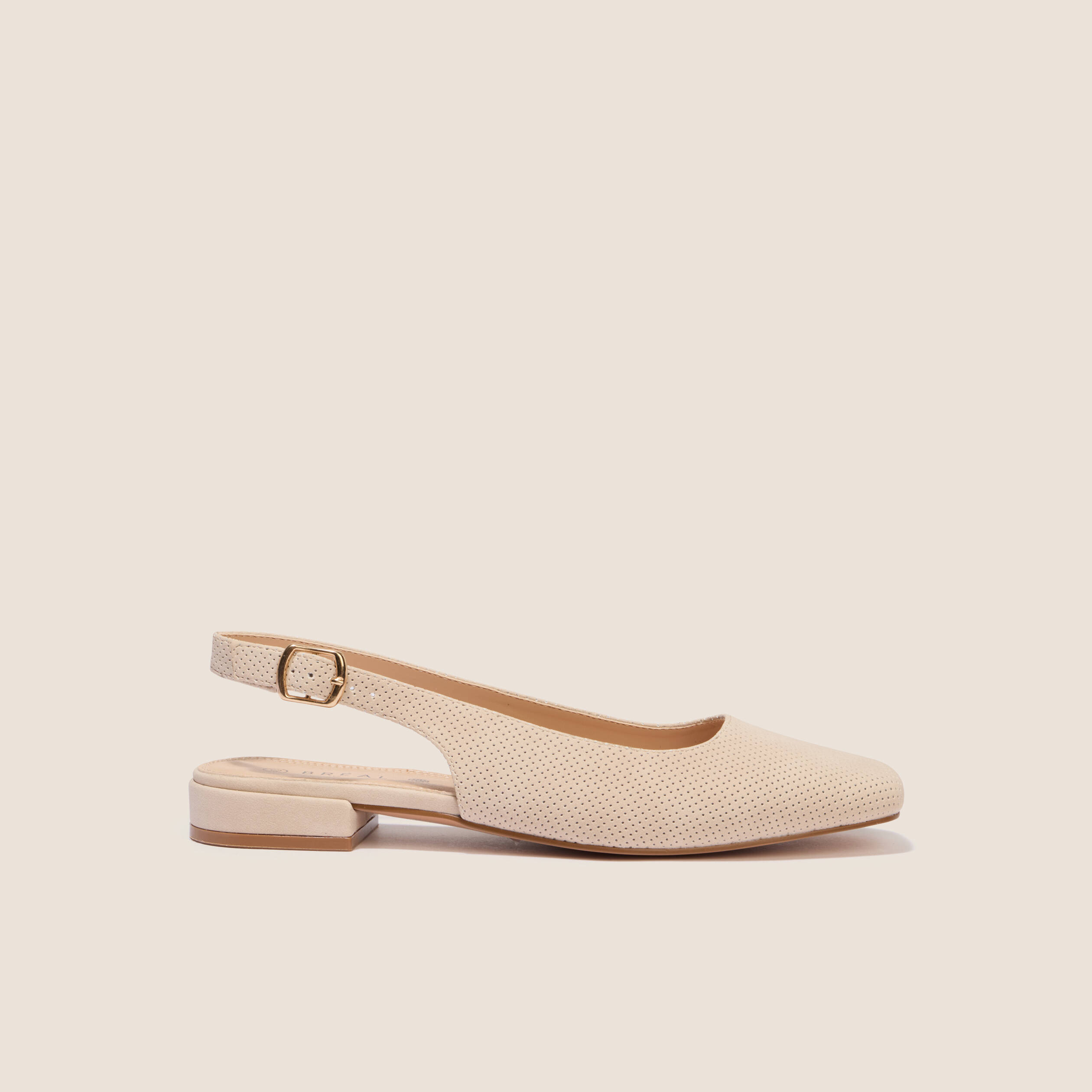 Ballerines aspect daim sable femme