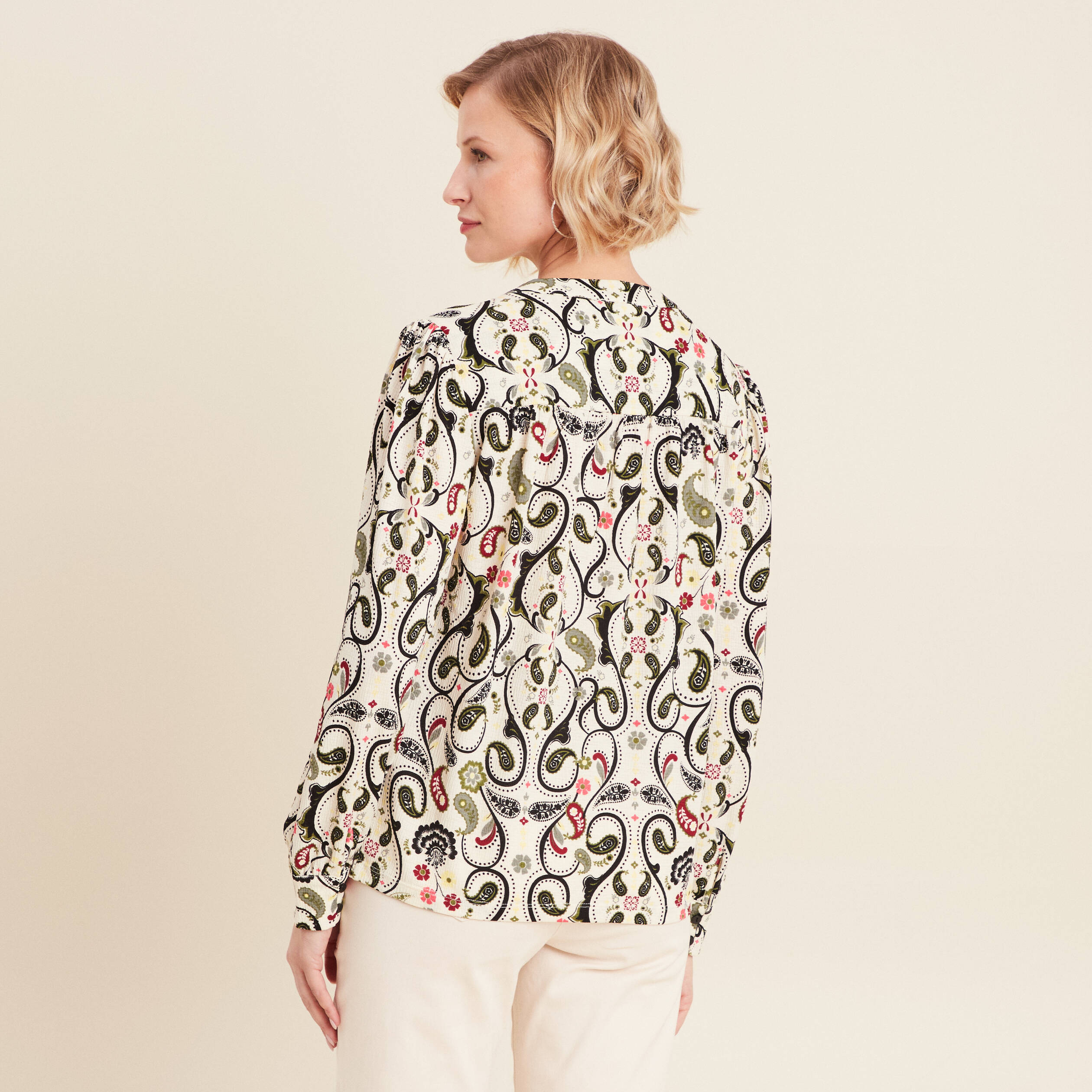 t shirt manches longues blanc femme T-shirt manches longues blanc femme