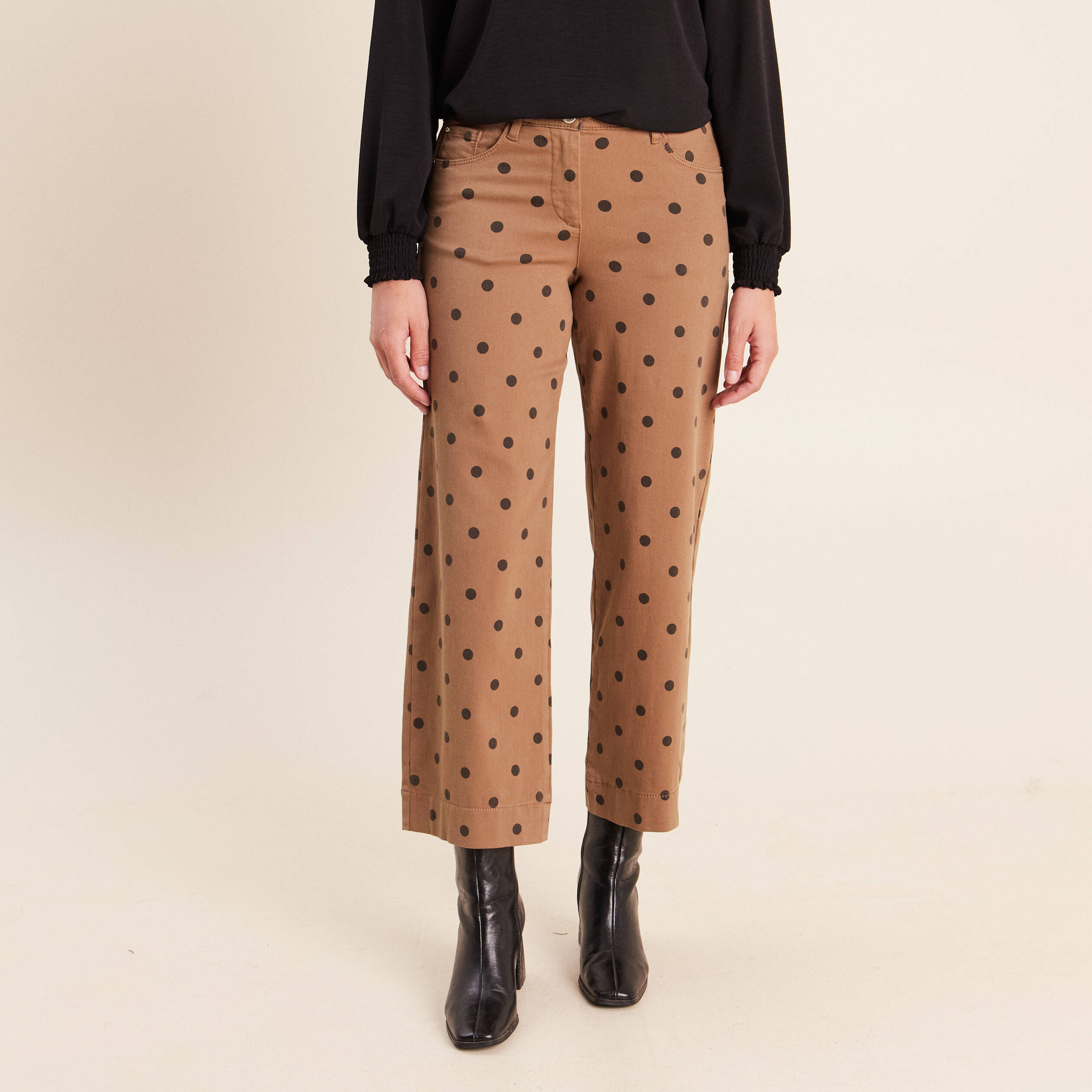 Pantalon magique l'unique marron femme
