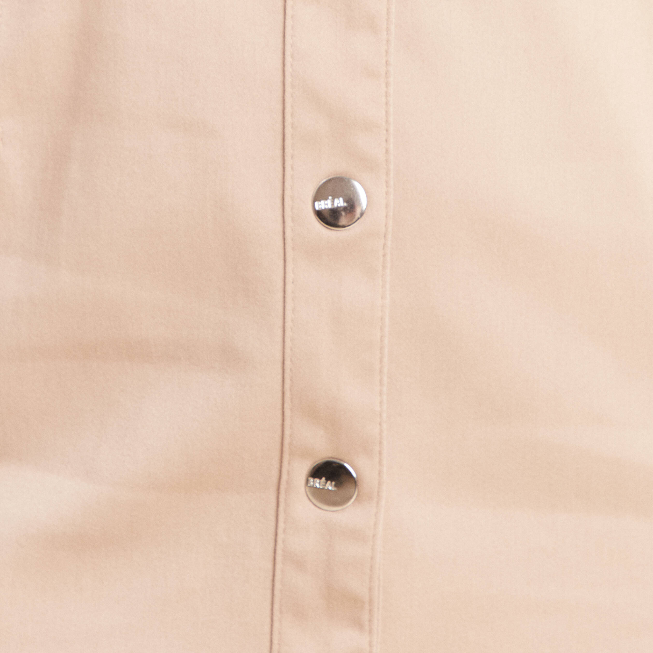 Robe droite r&eacute;versible taupe femme