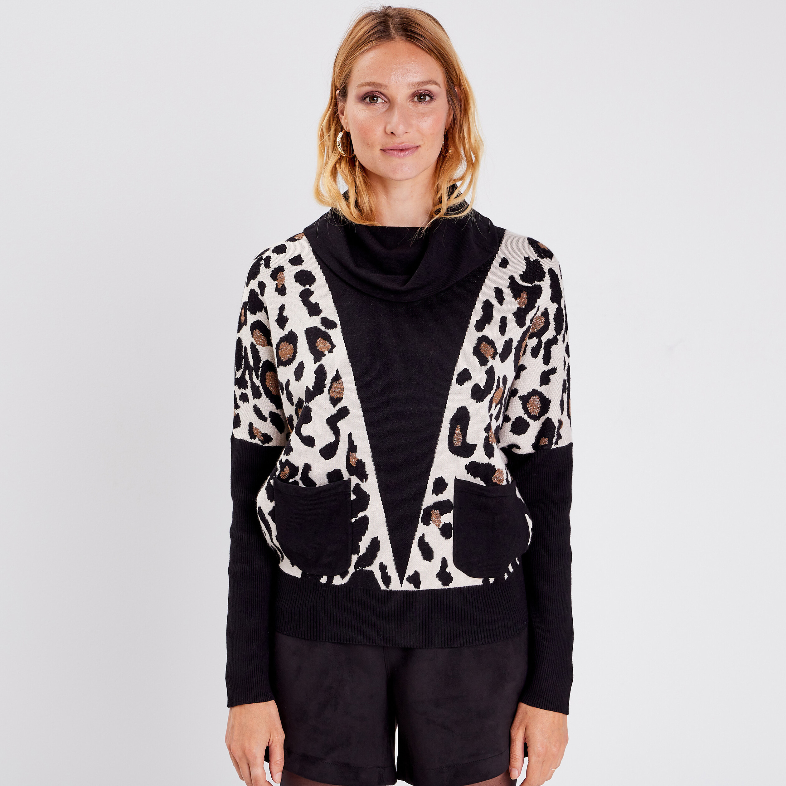 pull manches longues noir femme Pull manches longues noir femme