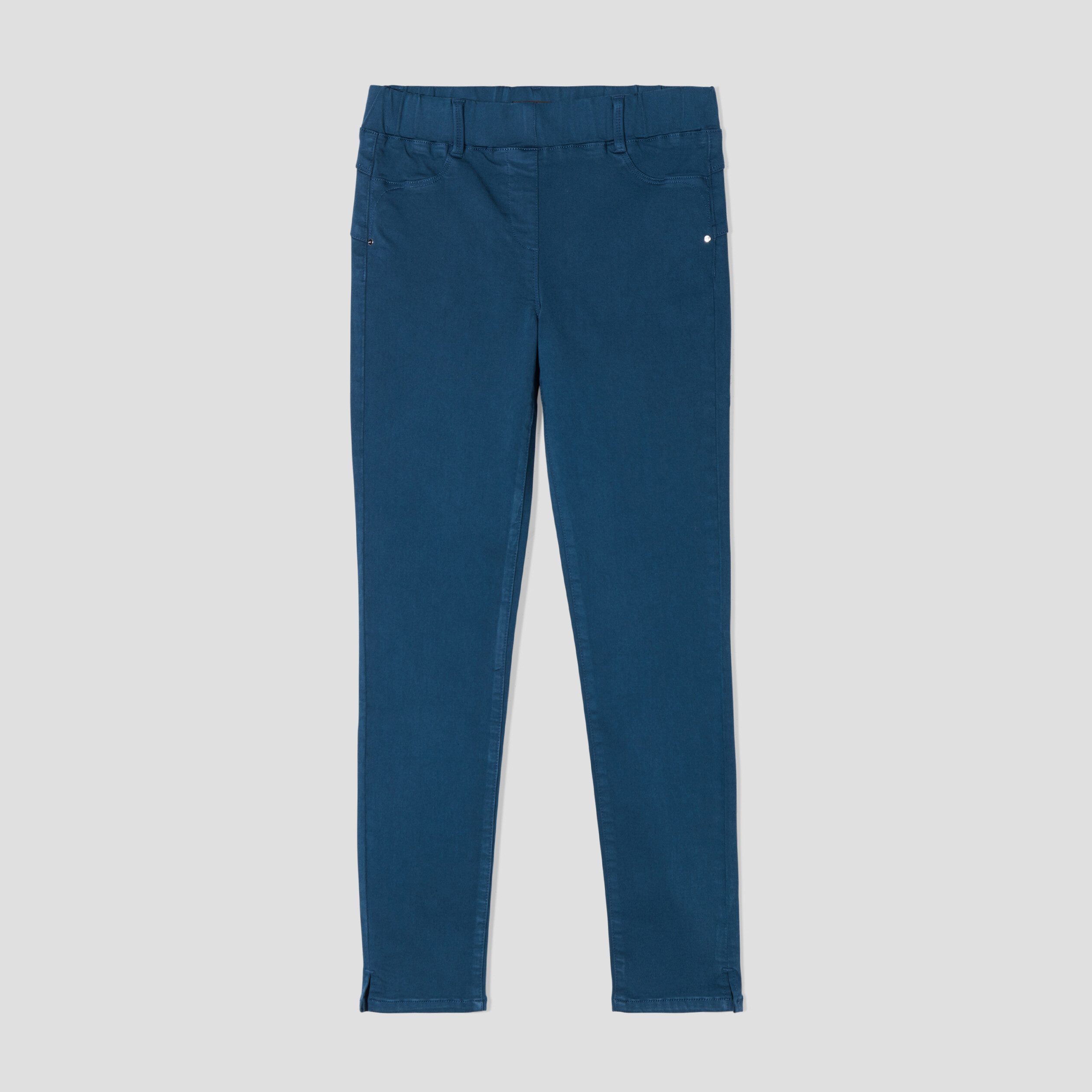 Tregging taille standard bleu canard femme