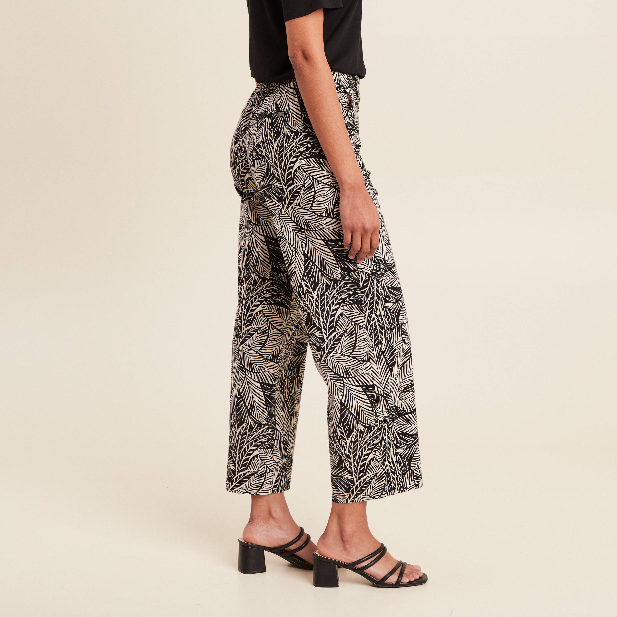 pantalon large 78eme noir femme Pantalon large 7/8ème noir femme