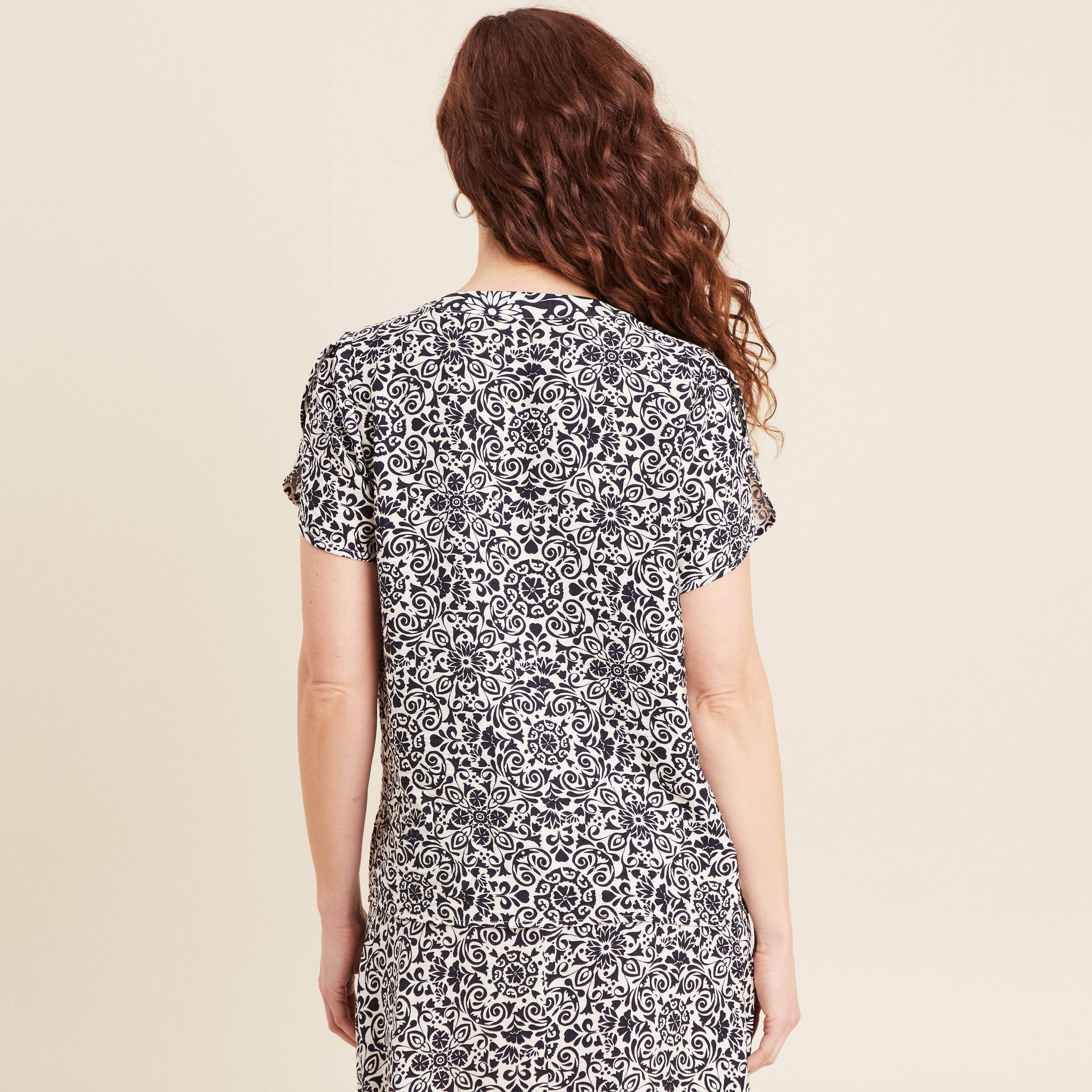 blouse manches courtes bleu marine femme Blouse manches courtes bleu marine femme