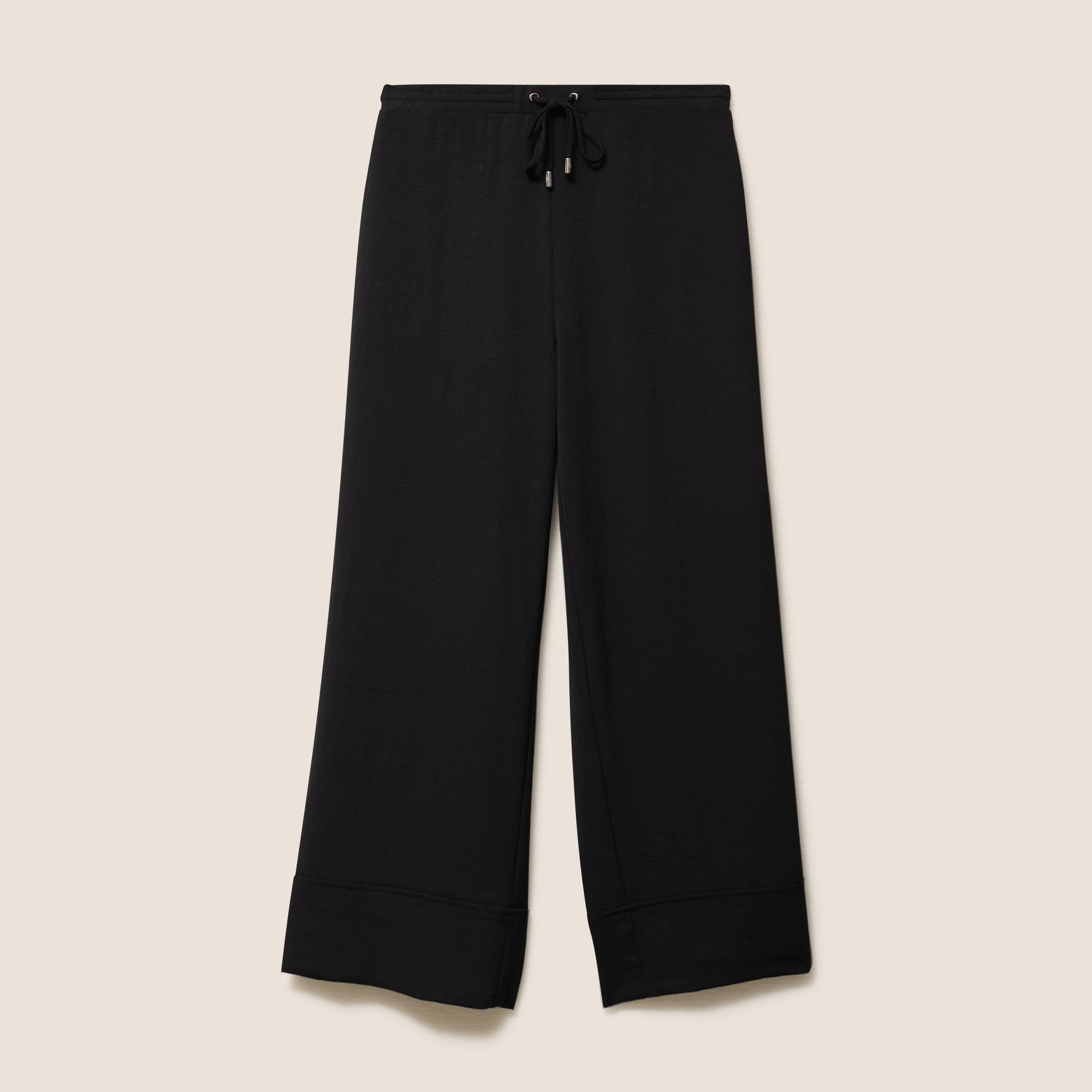 pantalon large taille haute noir femme Pantalon large taille haute noir femme