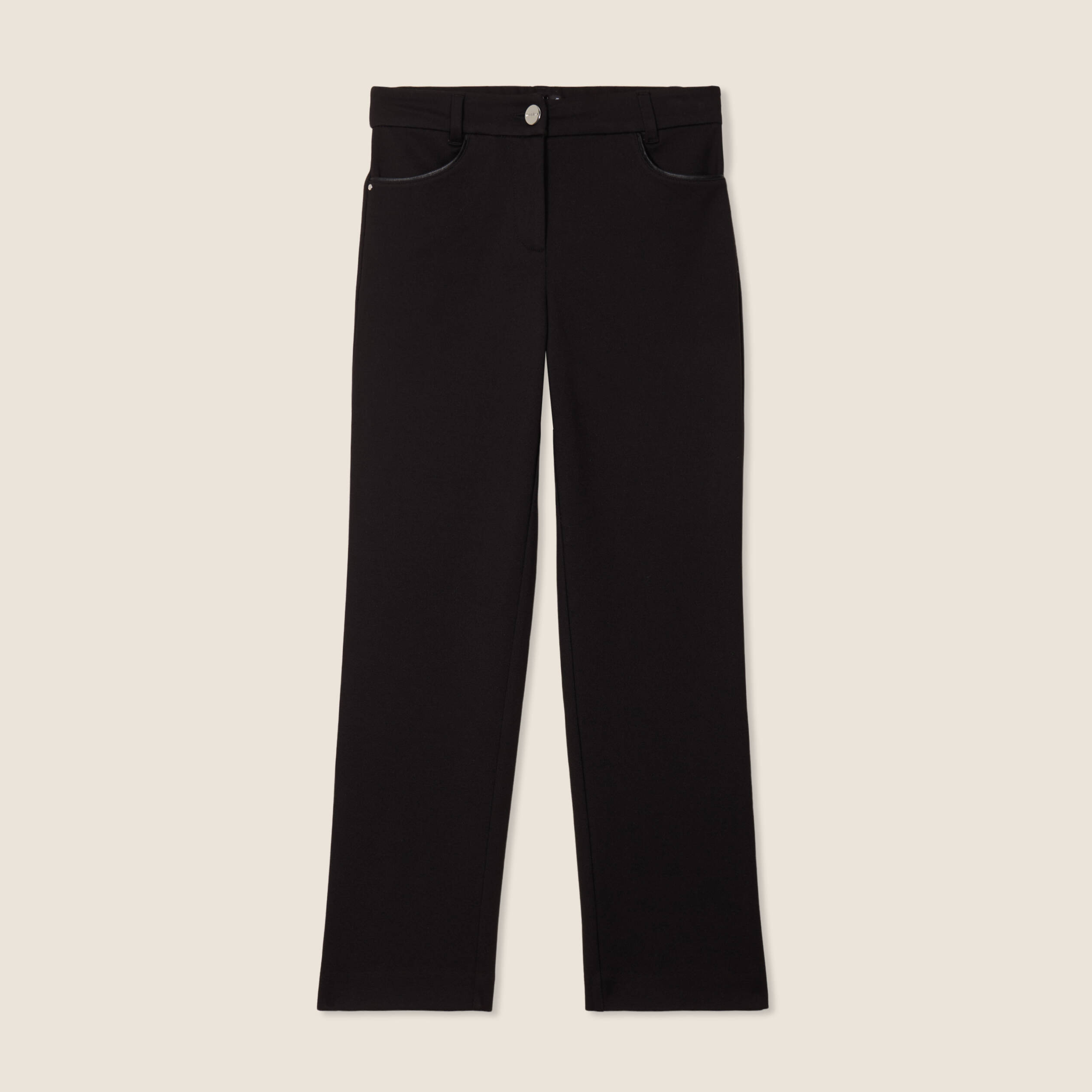 pantalon droit noir femme Pantalon droit noir femme