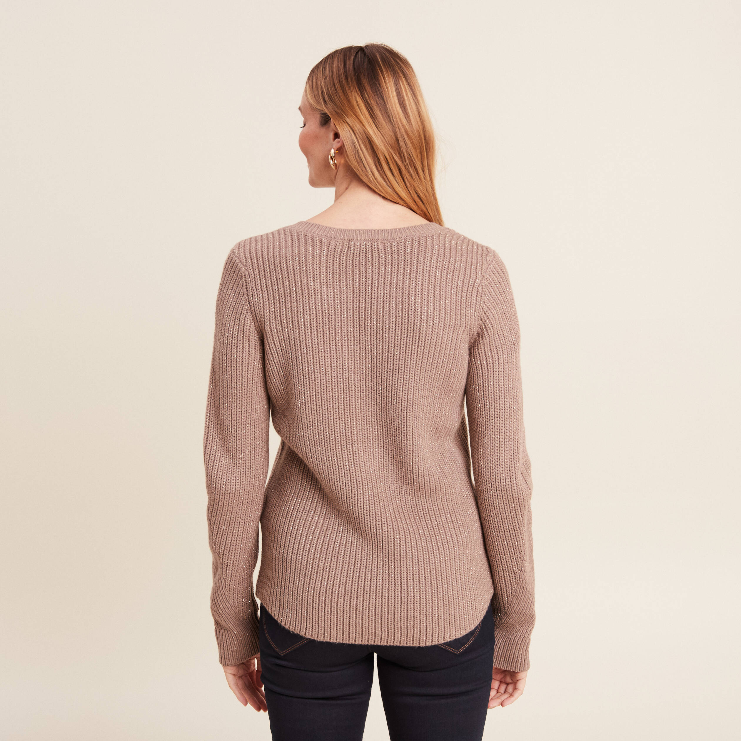 pull manches longues taupe femme Pull manches longues taupe femme