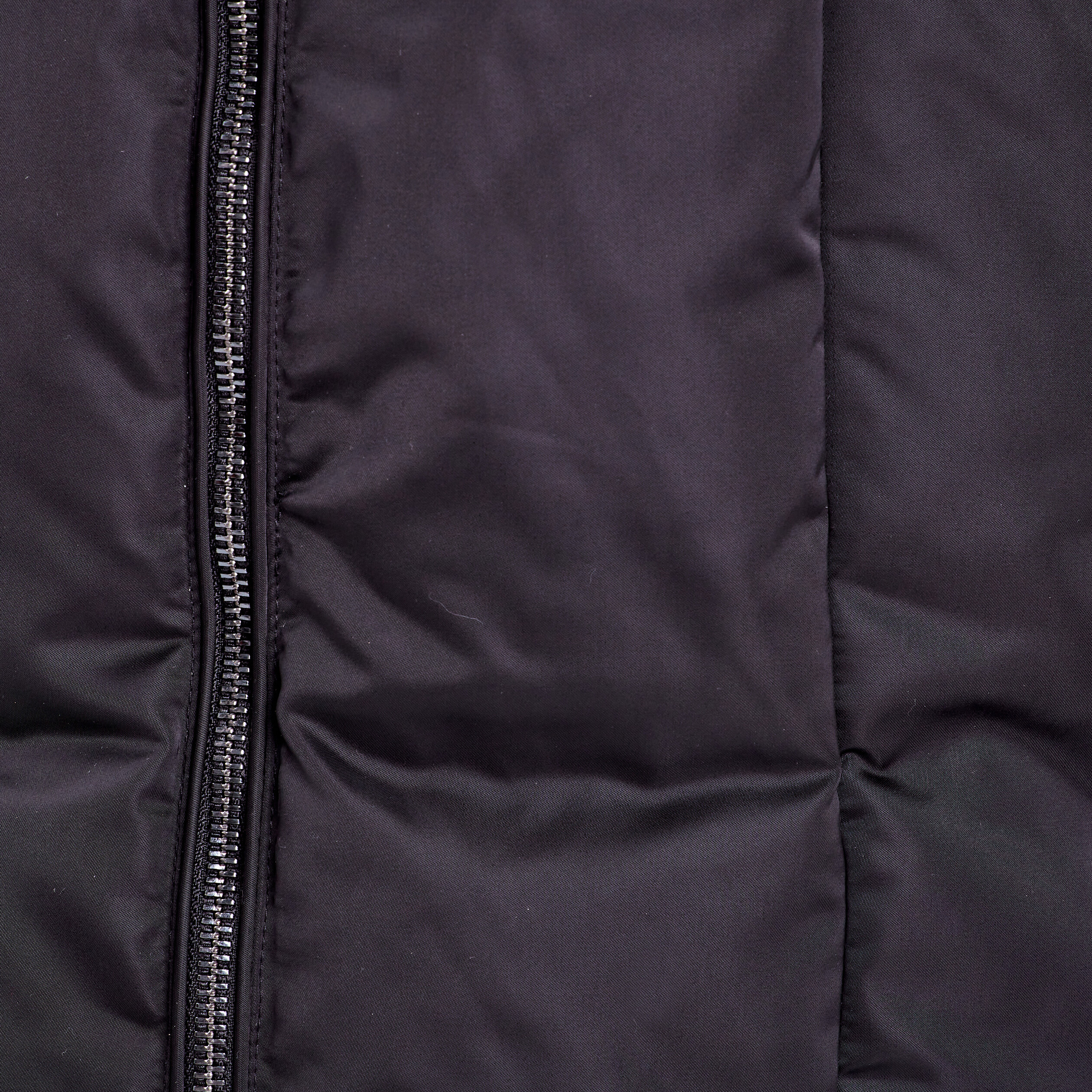 Doudoune droite ceinturée déperlante noir femme