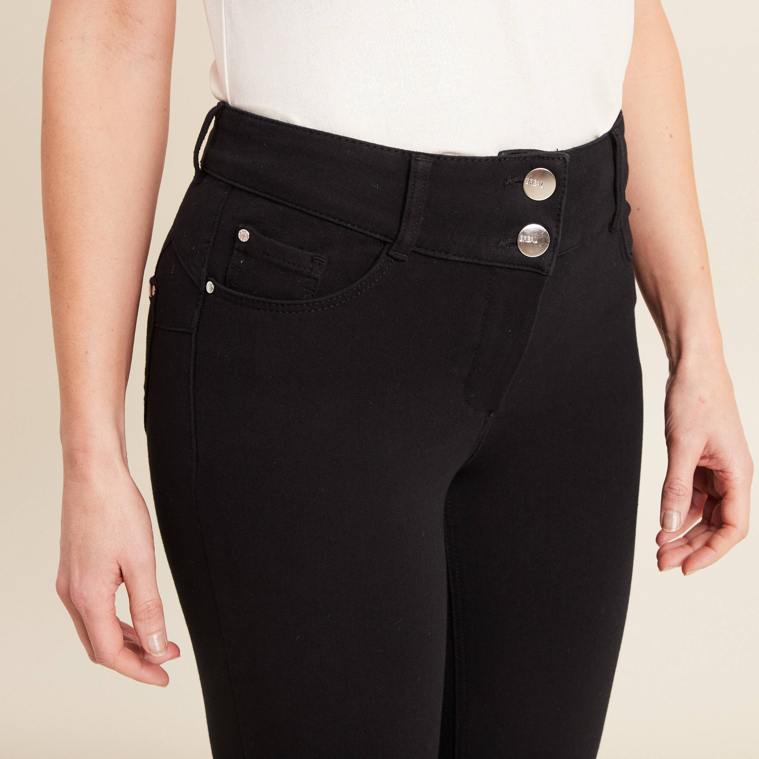 Pantalon magique le Sculptant coupe slim noir femme
