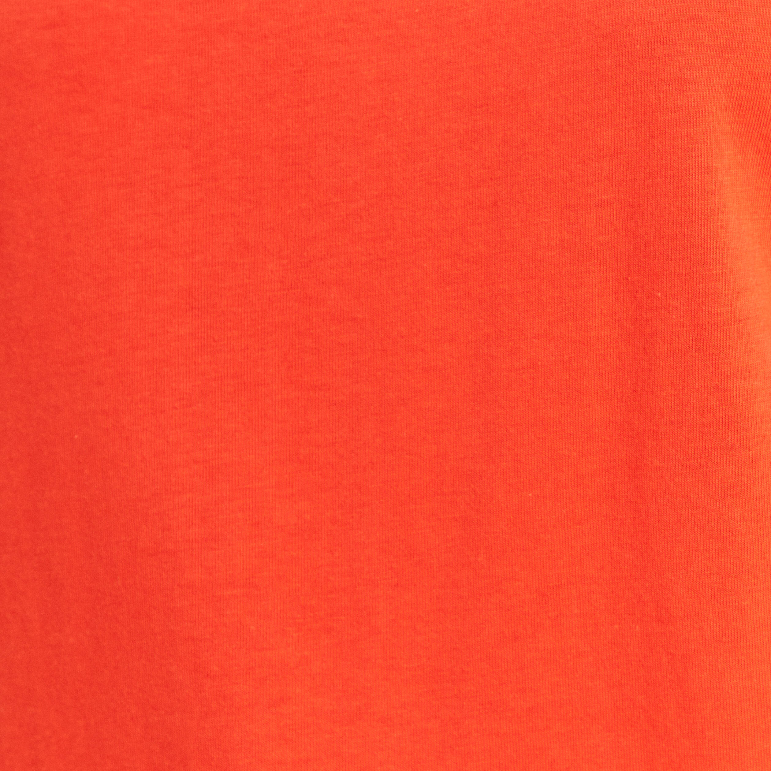 t shirt manches courtes brode orange fonce femme T-shirt manches courtes brodé orange foncé femme