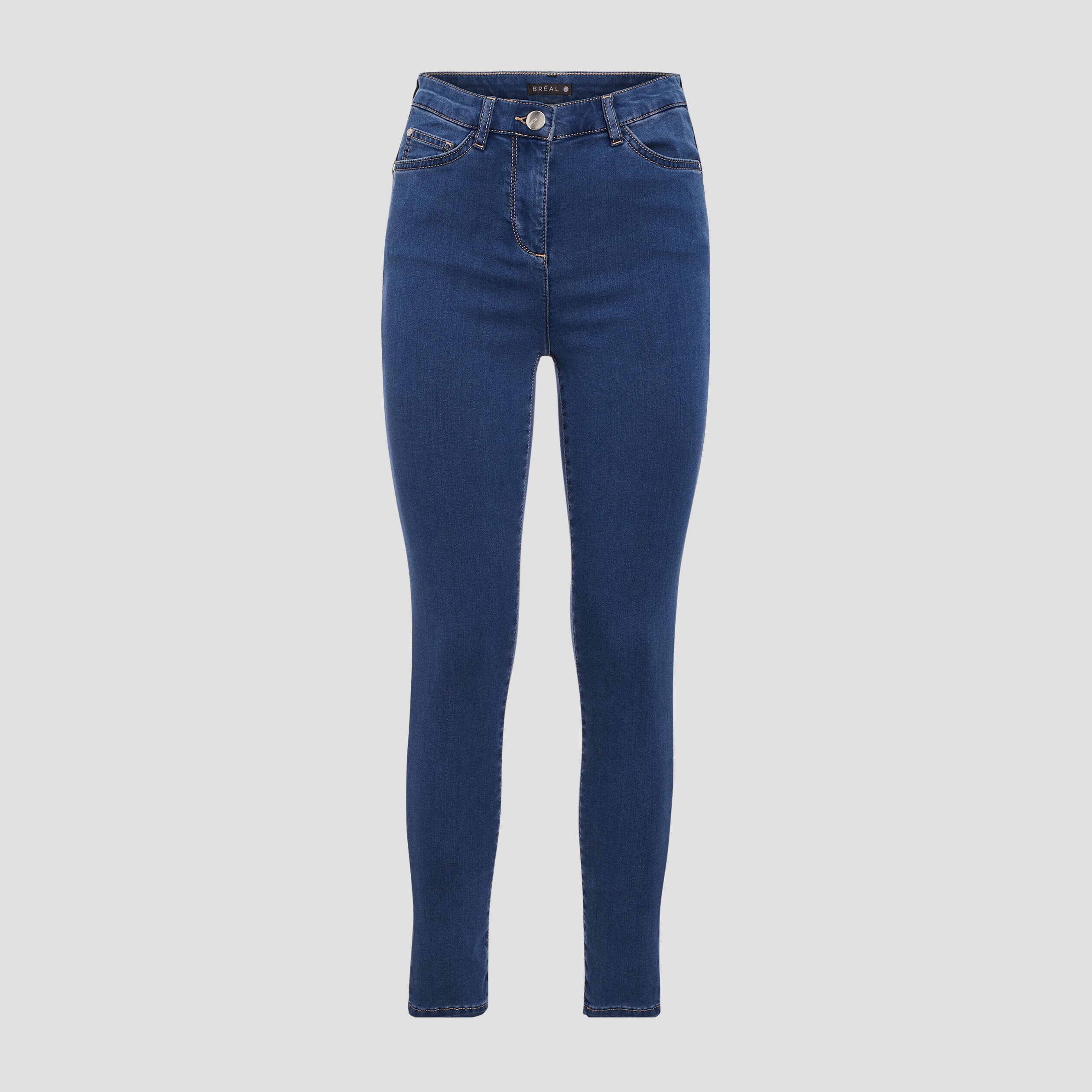 Jean magique Le L&eacute;ger ajust&eacute; 7/8&egrave;me denim double stone femme
