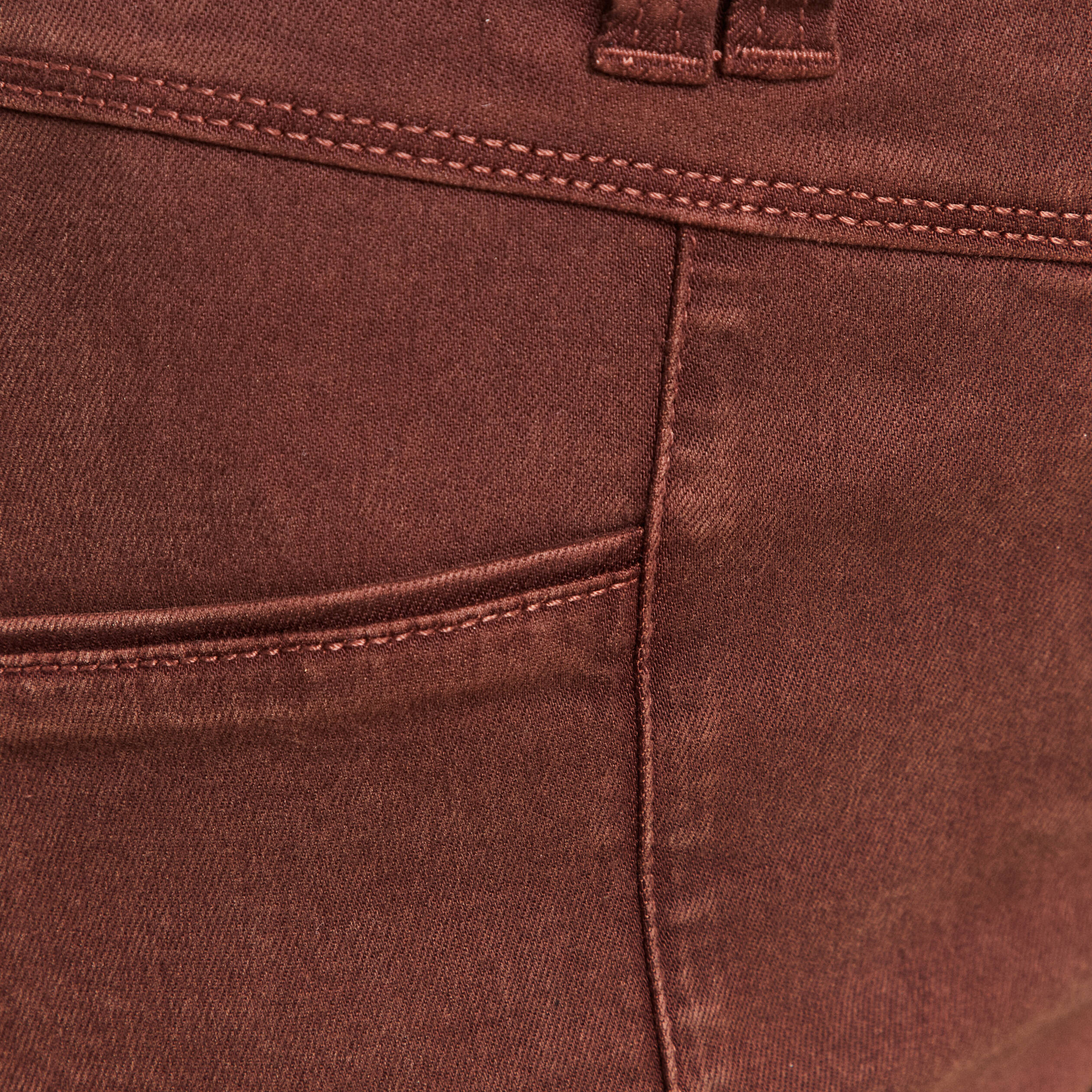 pantalon bootcut jean ceinture amovible marron fonce femme Pantalon bootcut jean ceinture amovible marron foncé femme