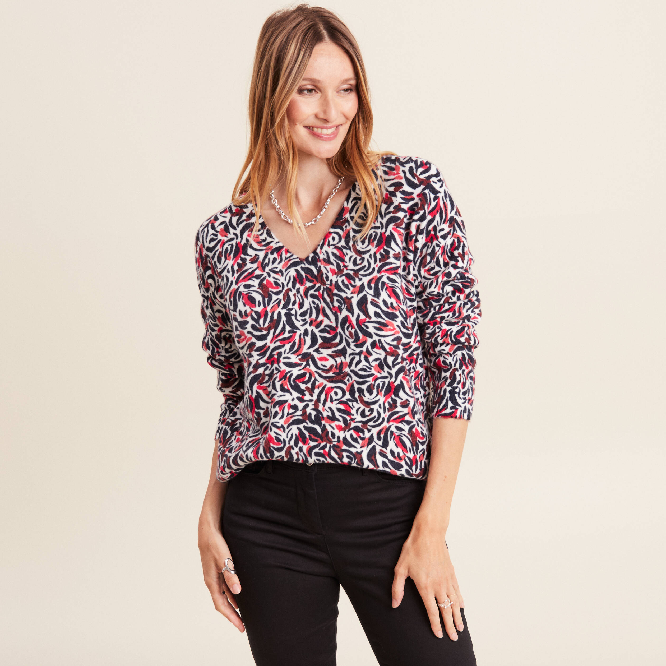 pull manches longues rose femme Pull manches longues rose femme