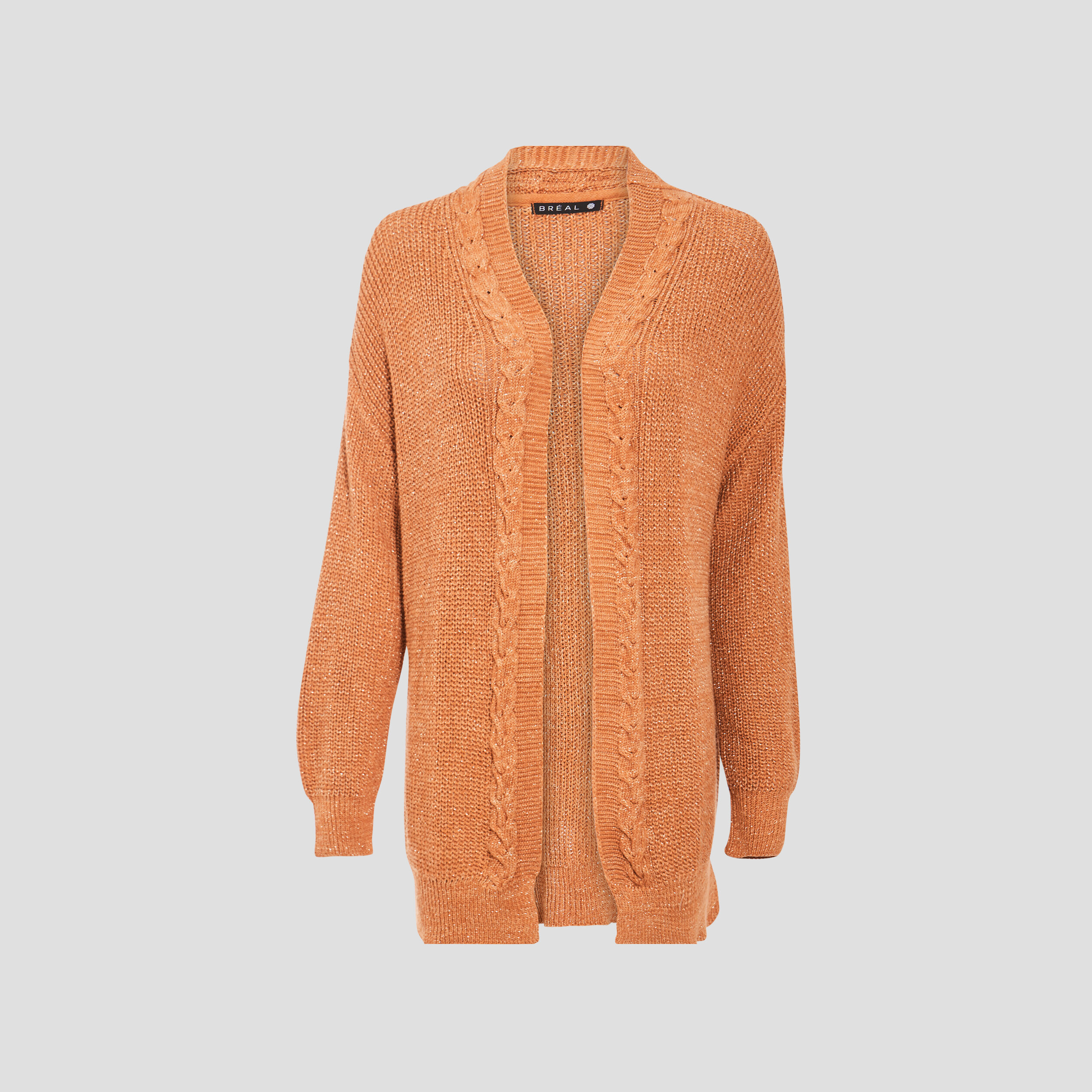 Femme Bréal Pull Manches Longues Camel