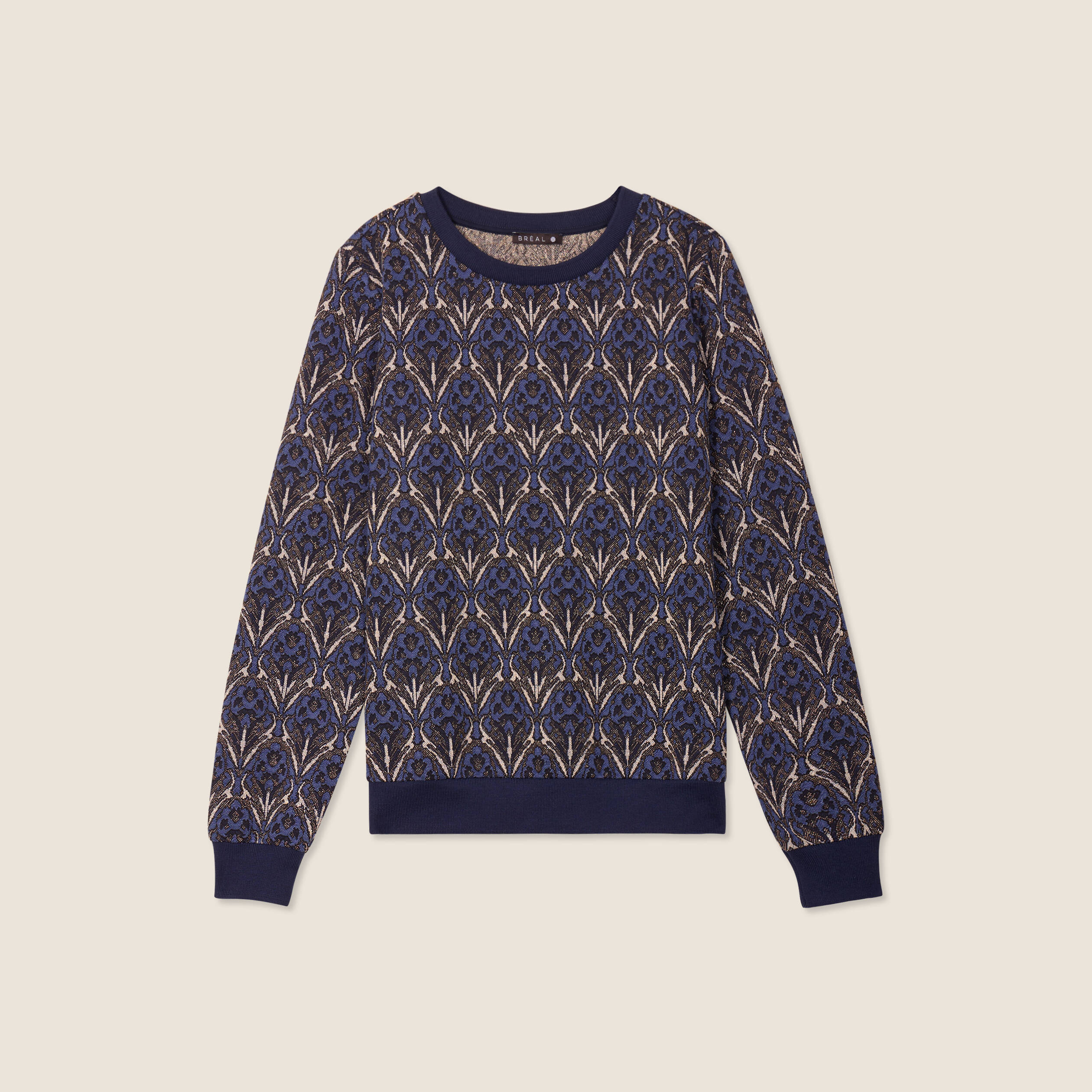 t shirt manches longues bleu femme T-shirt manches longues bleu femme