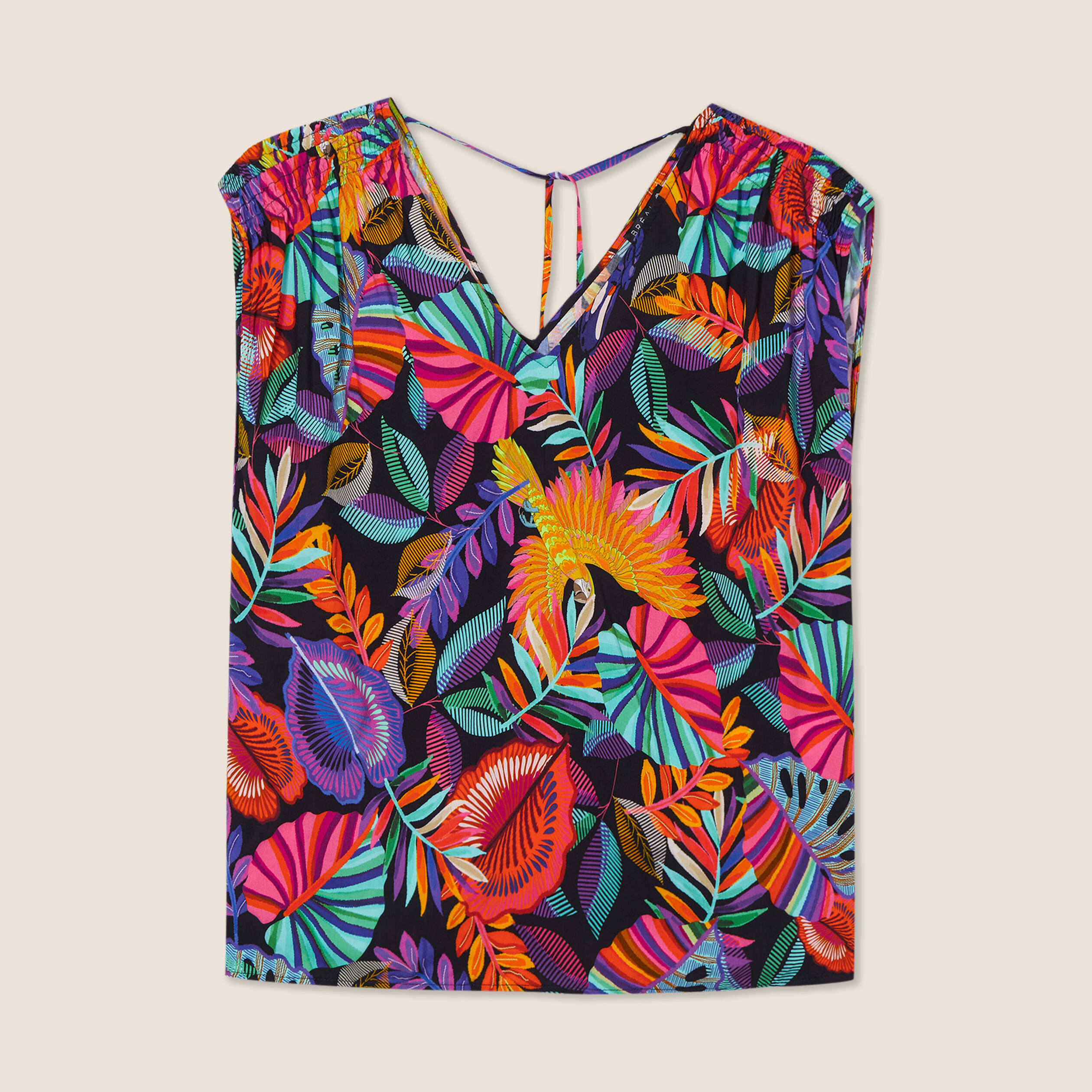 blouse sans manches multicolore femme Blouse sans manches multicolore femme