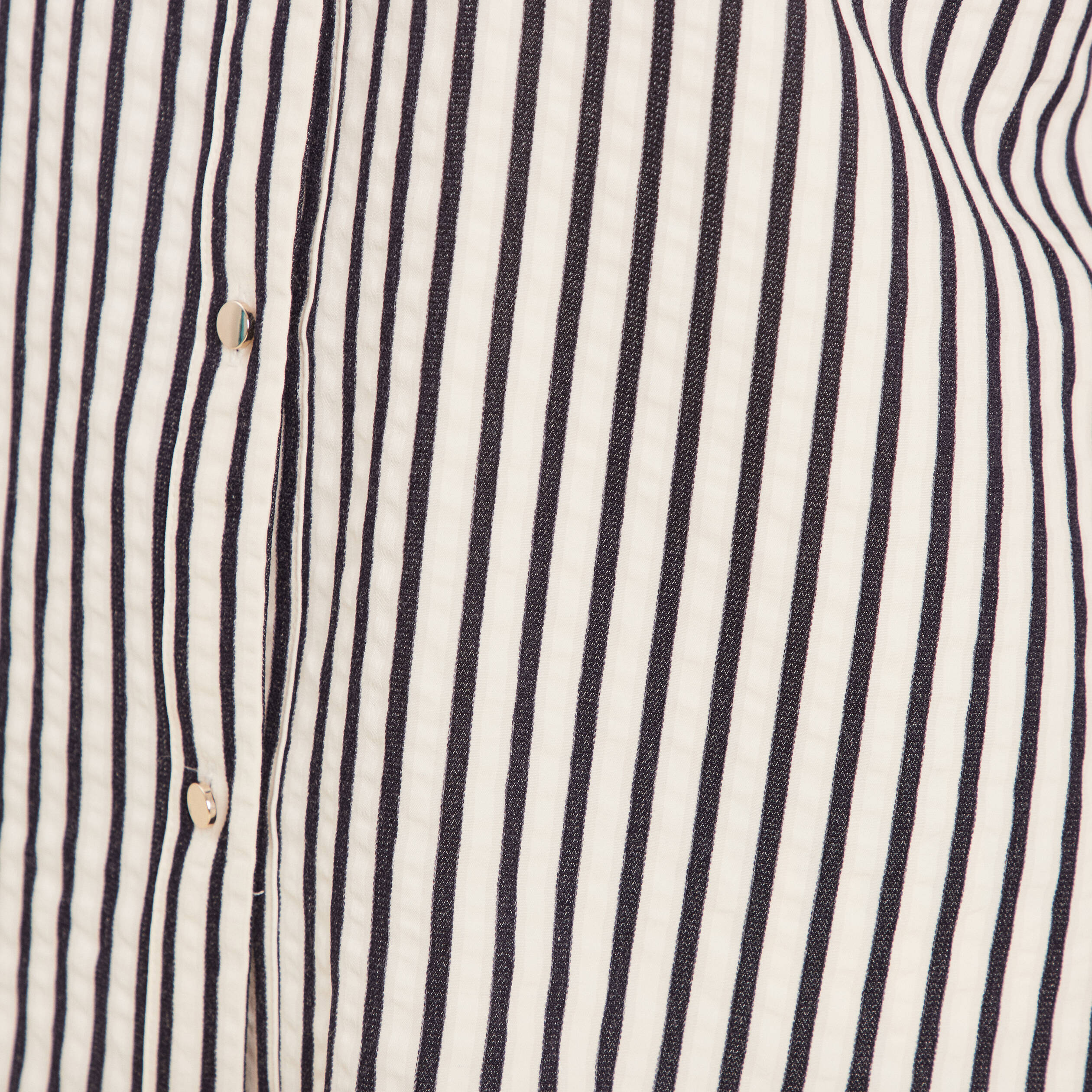 Chemise ample manches courtes bleu foncé femme