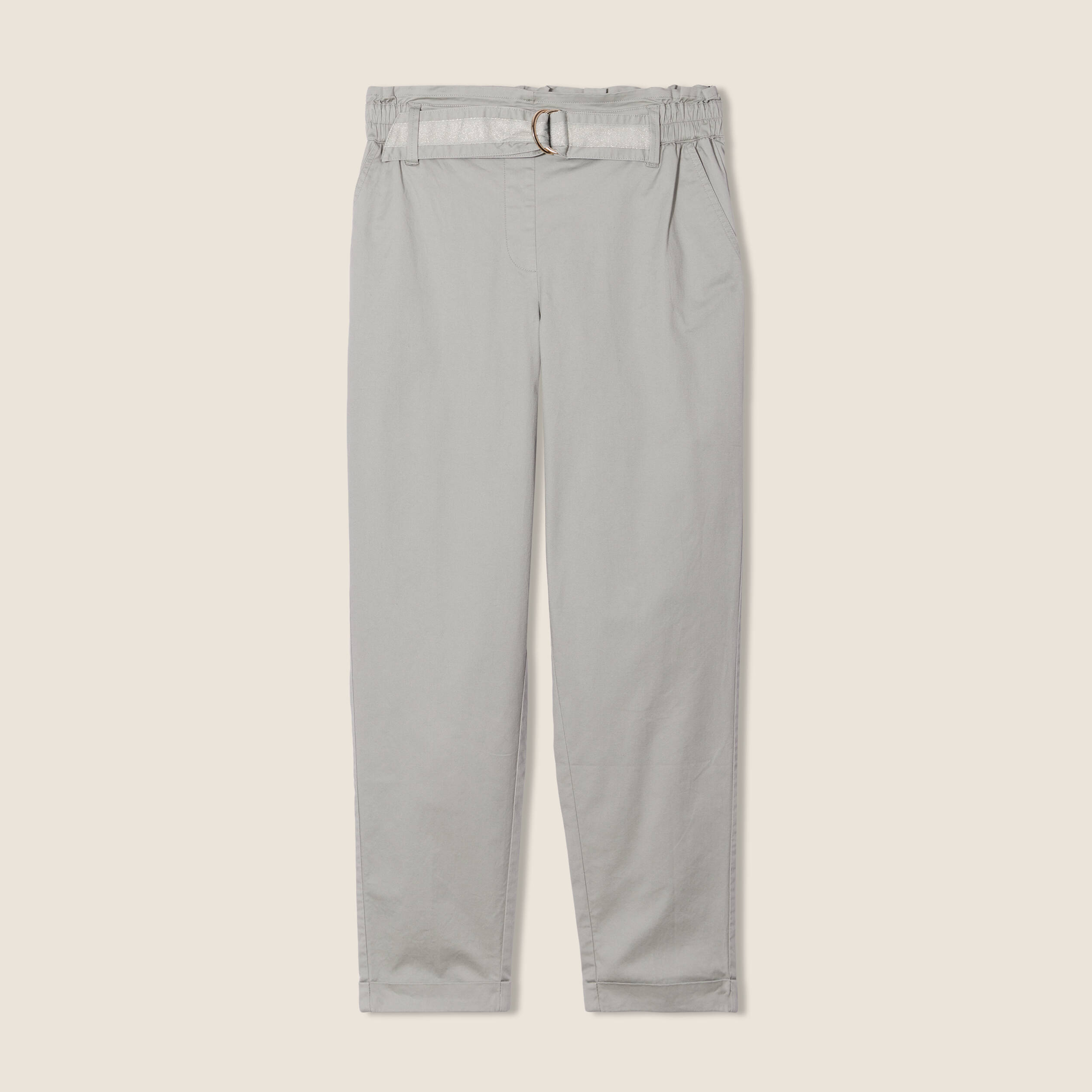 pantalon chino 78eme vert clair femme Pantalon chino 7/8ème vert clair femme