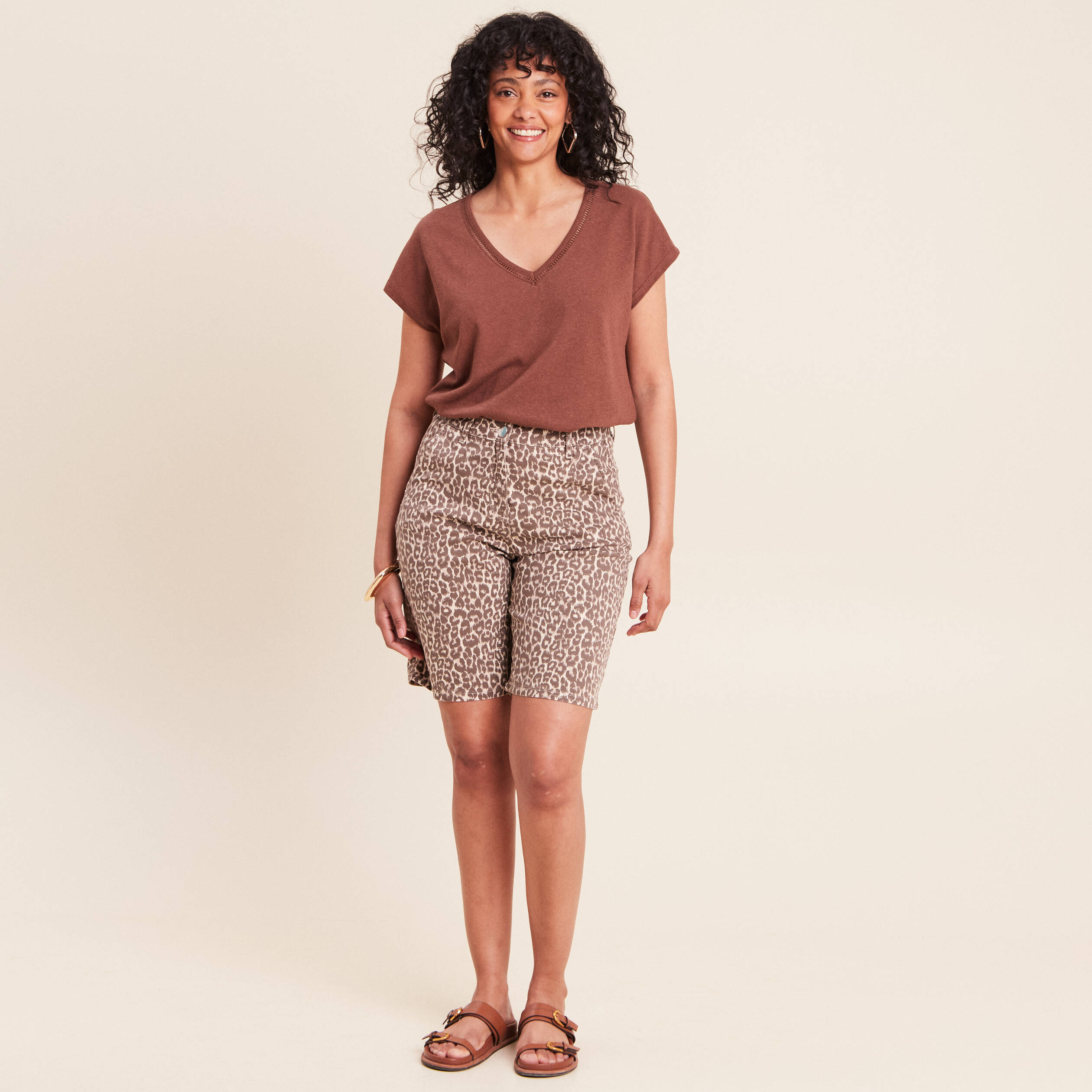 Pantalon magique le l&eacute;ger beige femme