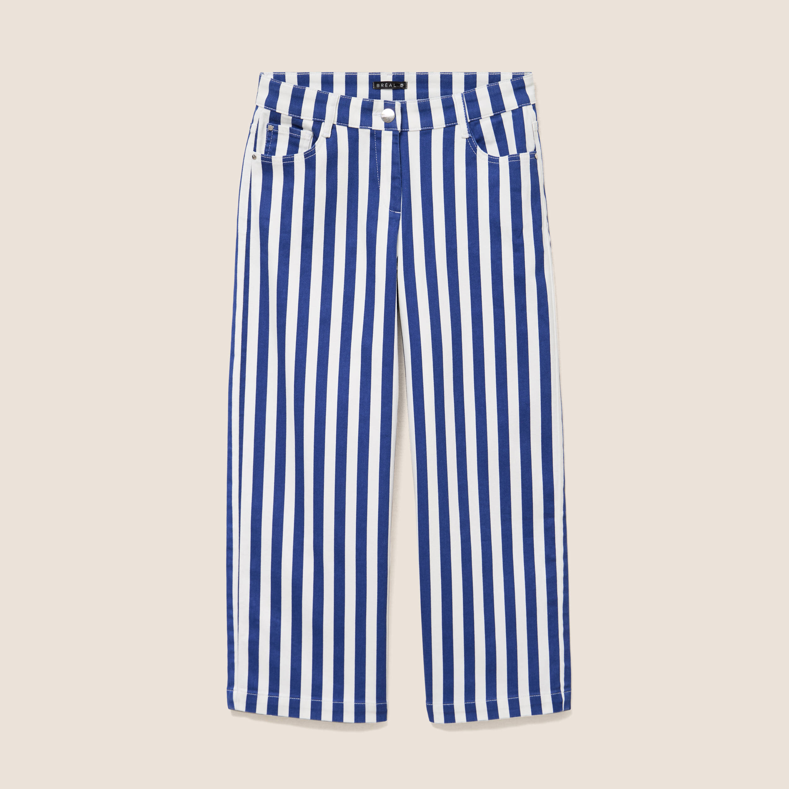Pantalon bleu femme
