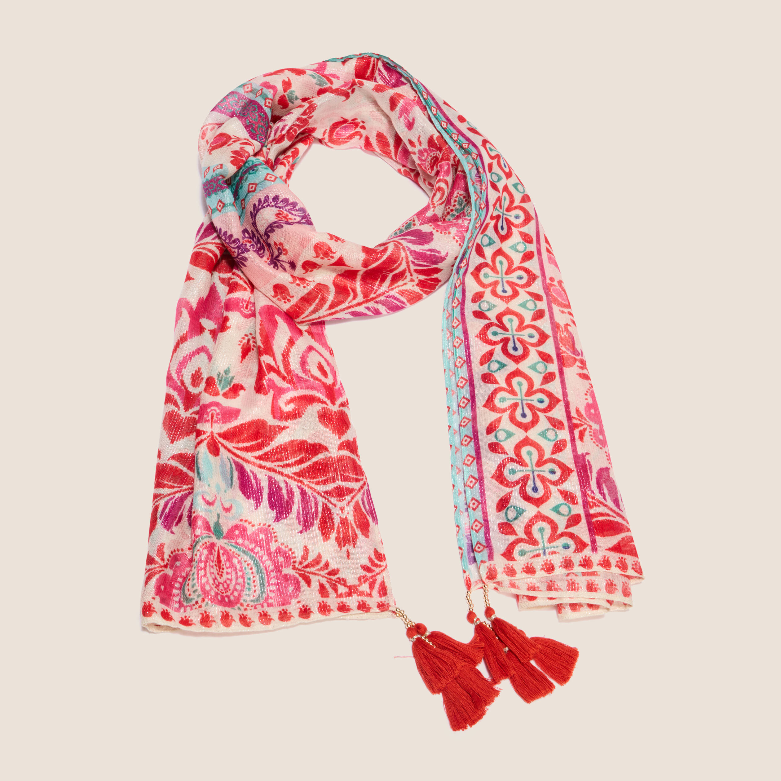 Foulard multicolore femme