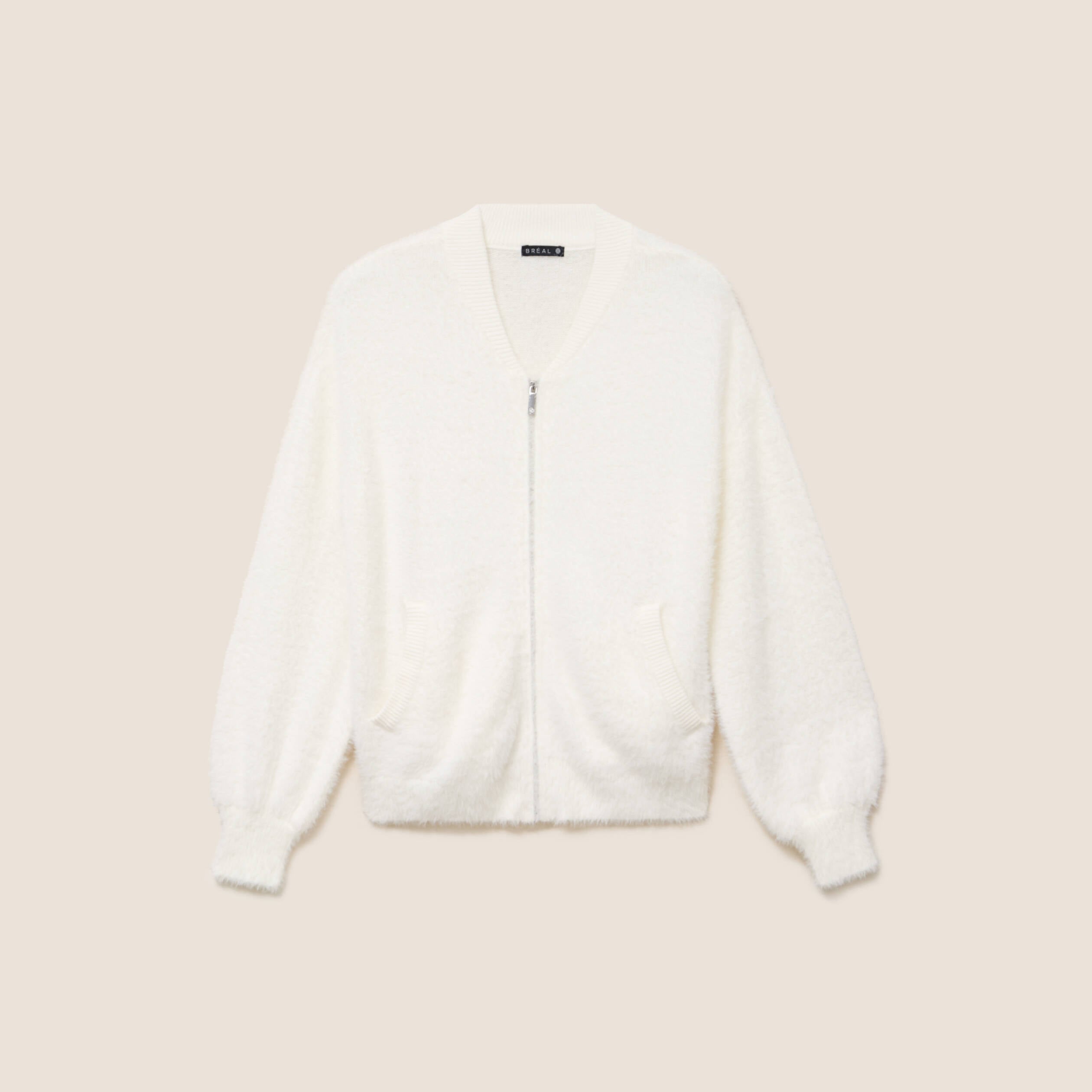 Bomber ecru femme