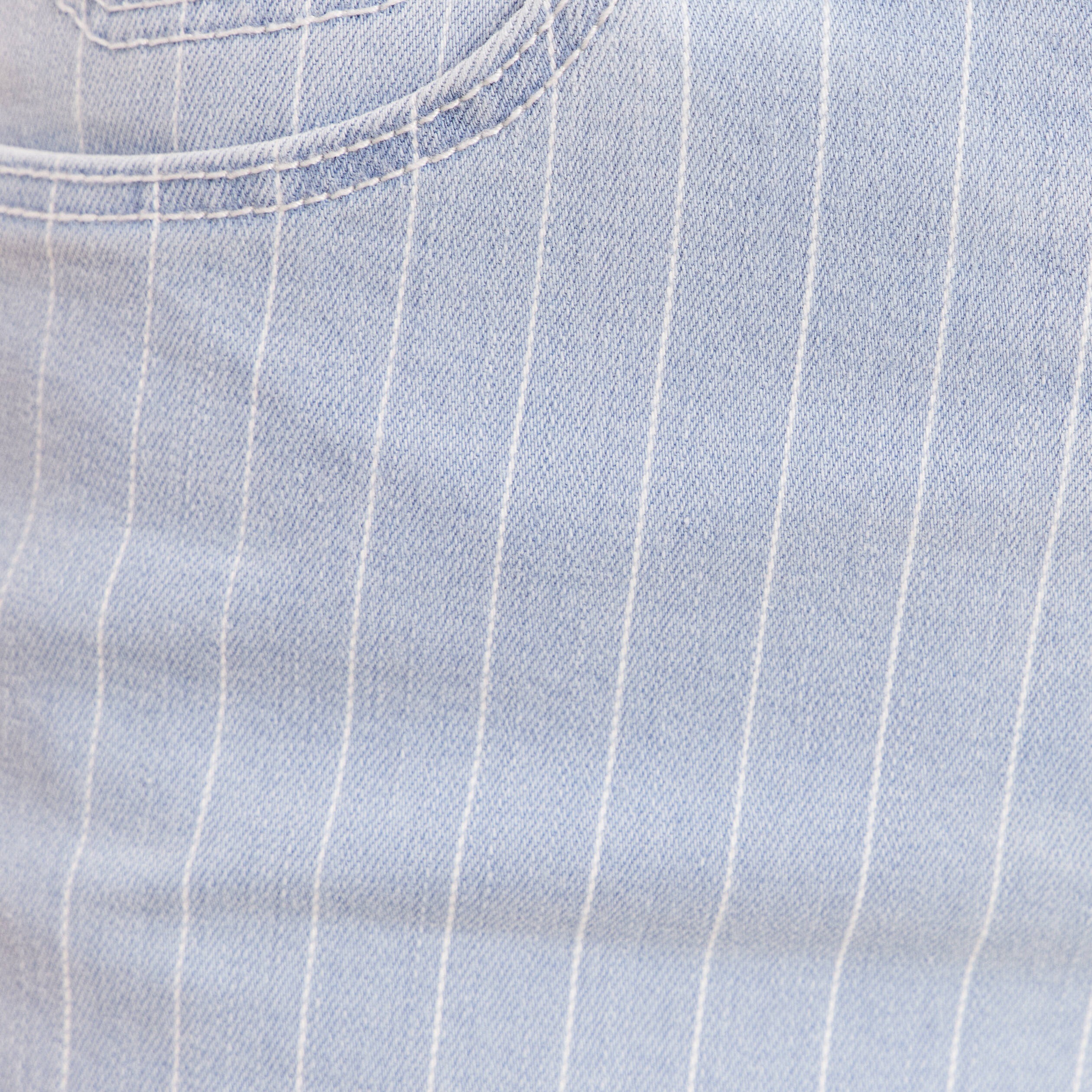 Jean coupe droite taille standard blanc femme