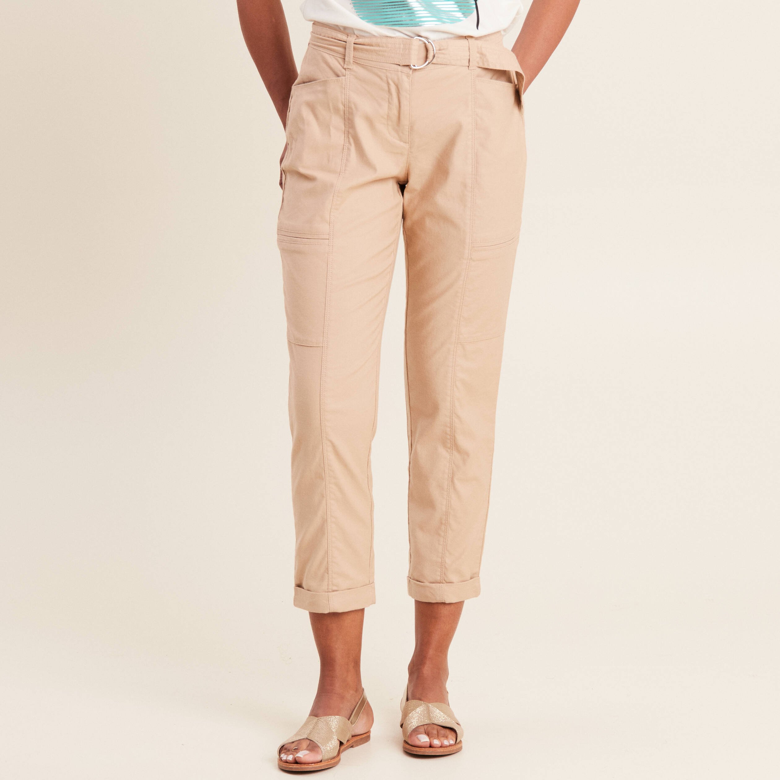 Pleated Wide Leg Trousers - Beige | Levi's® FR