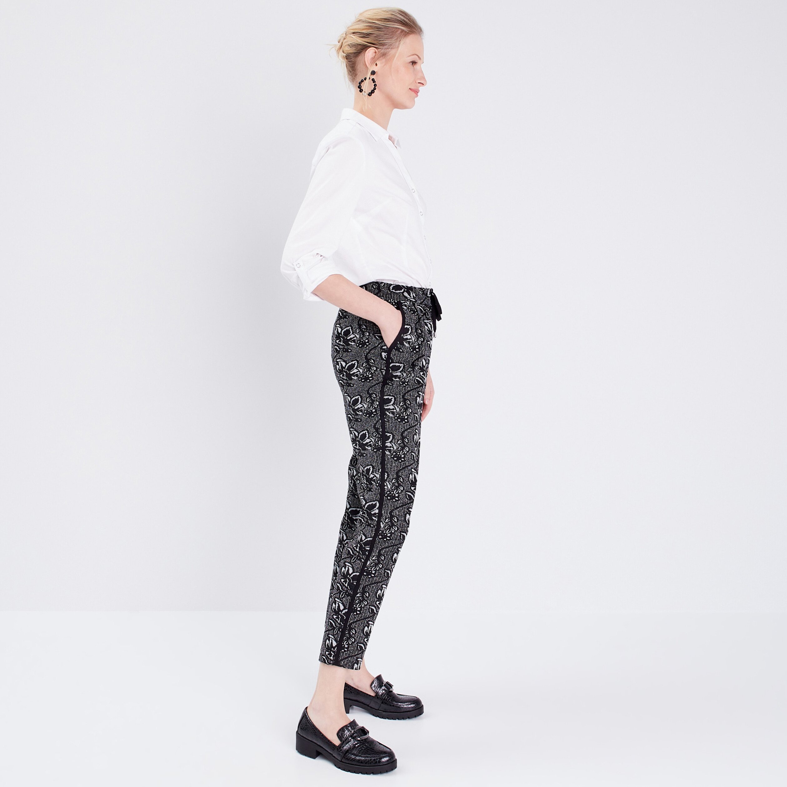 Pantalon jogging noir femme