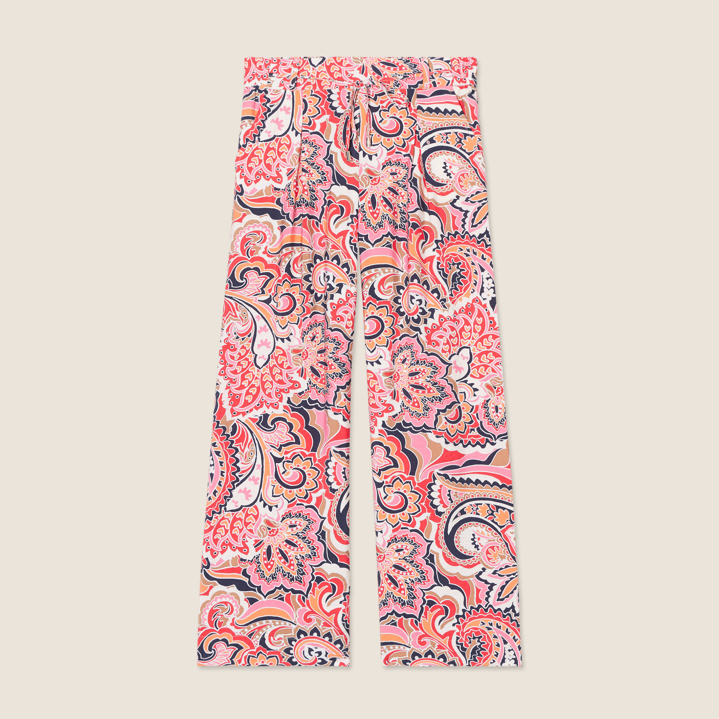 pantalon fluide 78eme multicolore femme Pantalon fluide 7/8ème multicolore femme