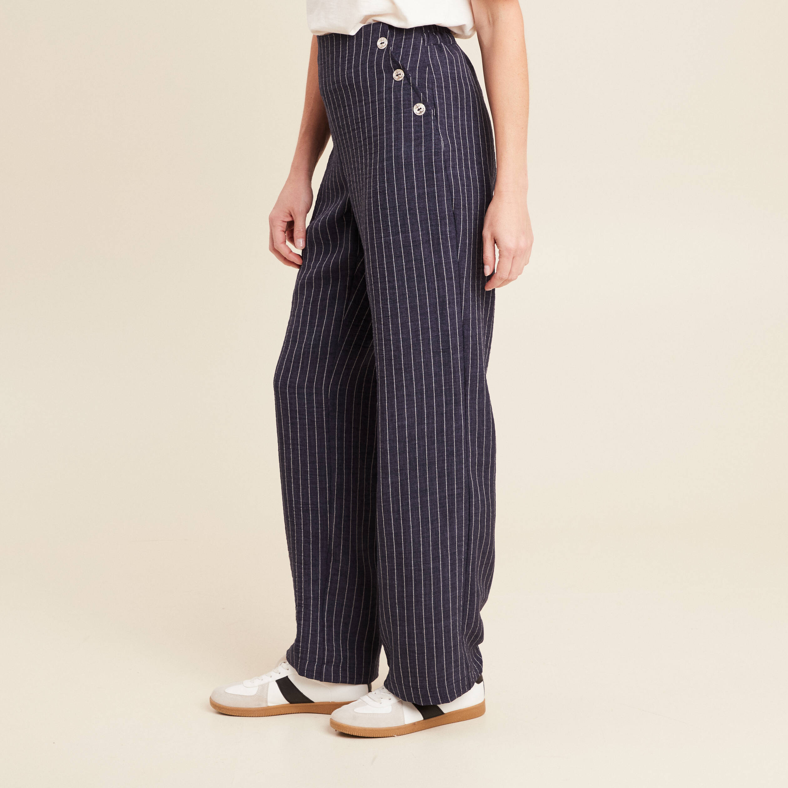 pantalon large bleu femme pantalon large bleu femme