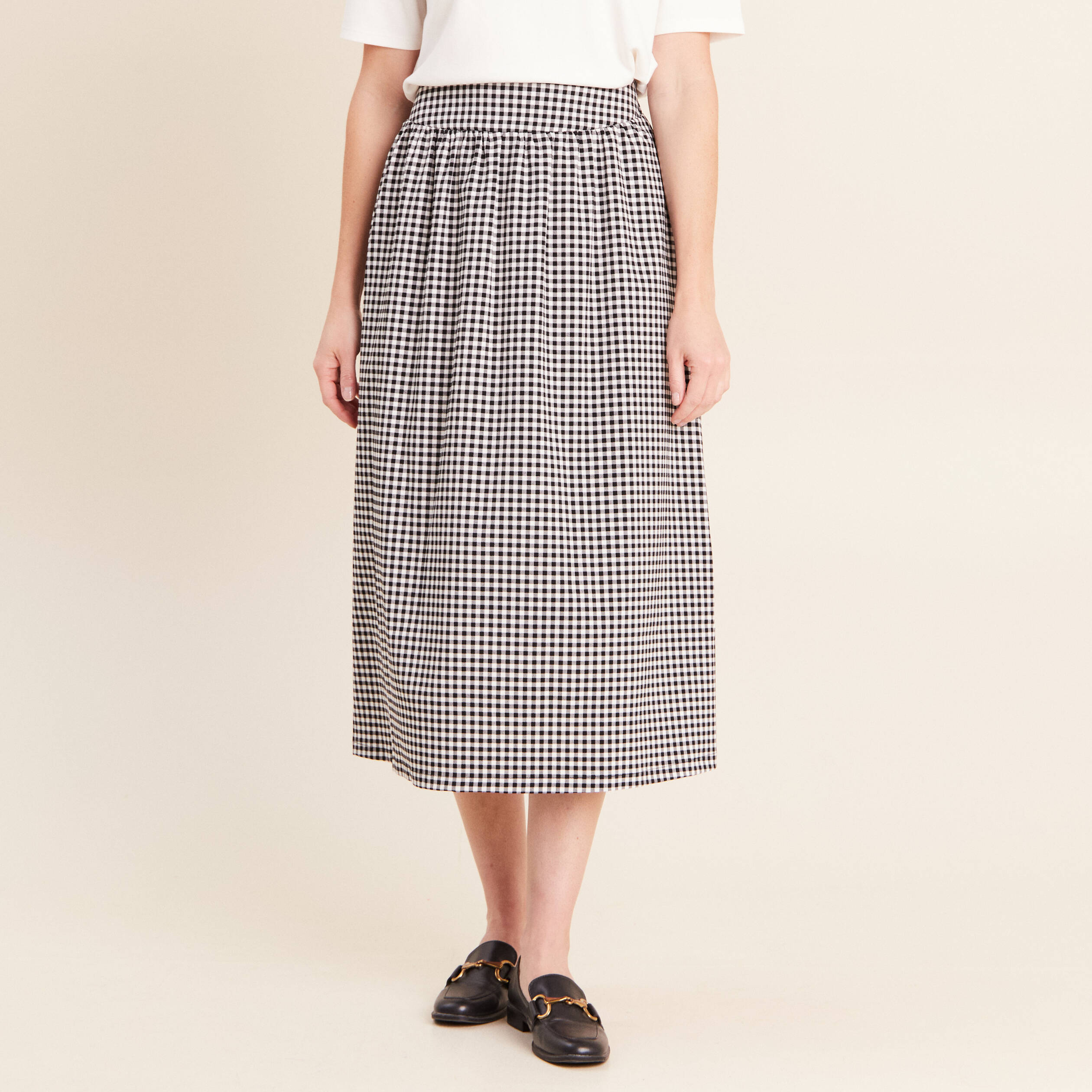 Jupe taille standard noir femme