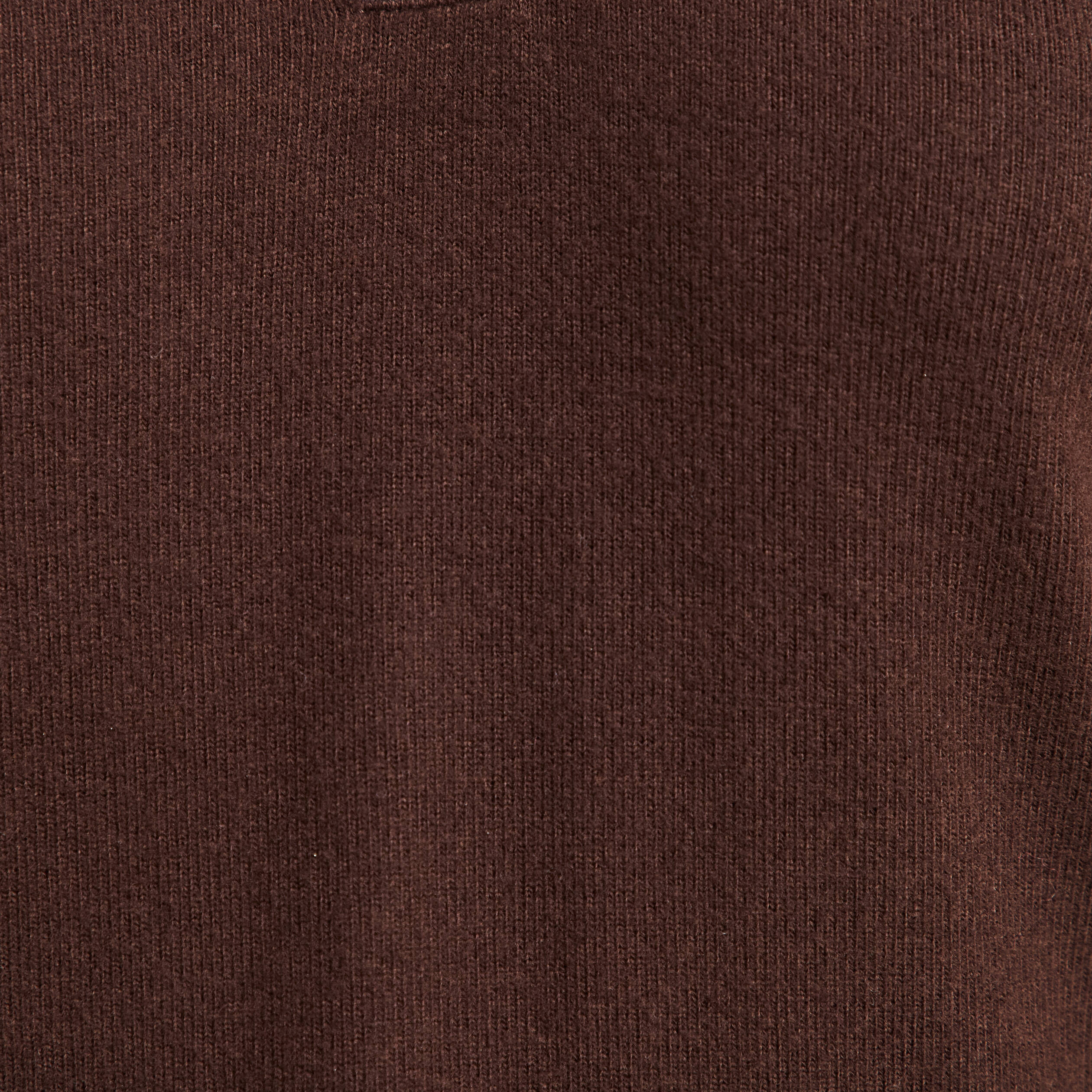 T-shirt manches longues marron foncé femme