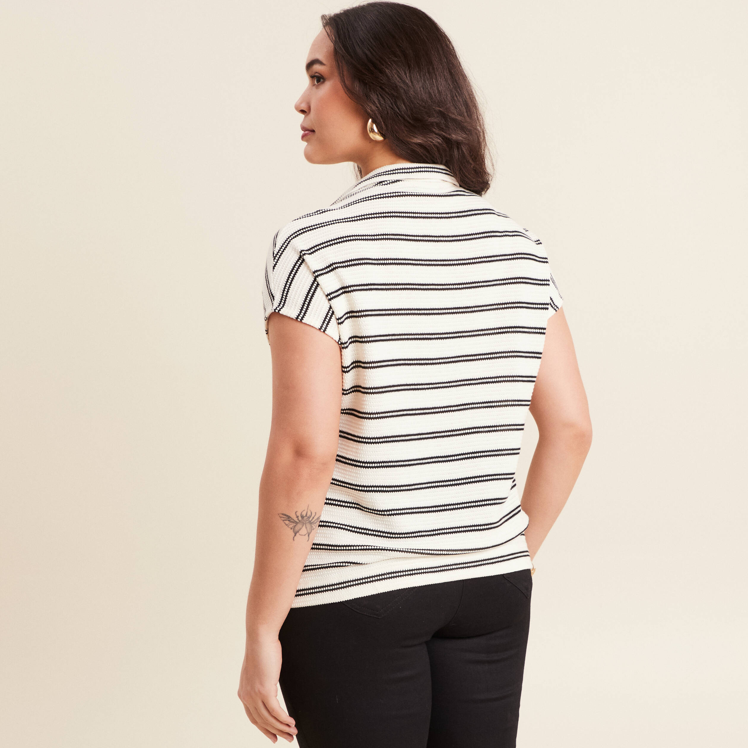 blouse manches courtes blanc femme Blouse manches courtes blanc femme