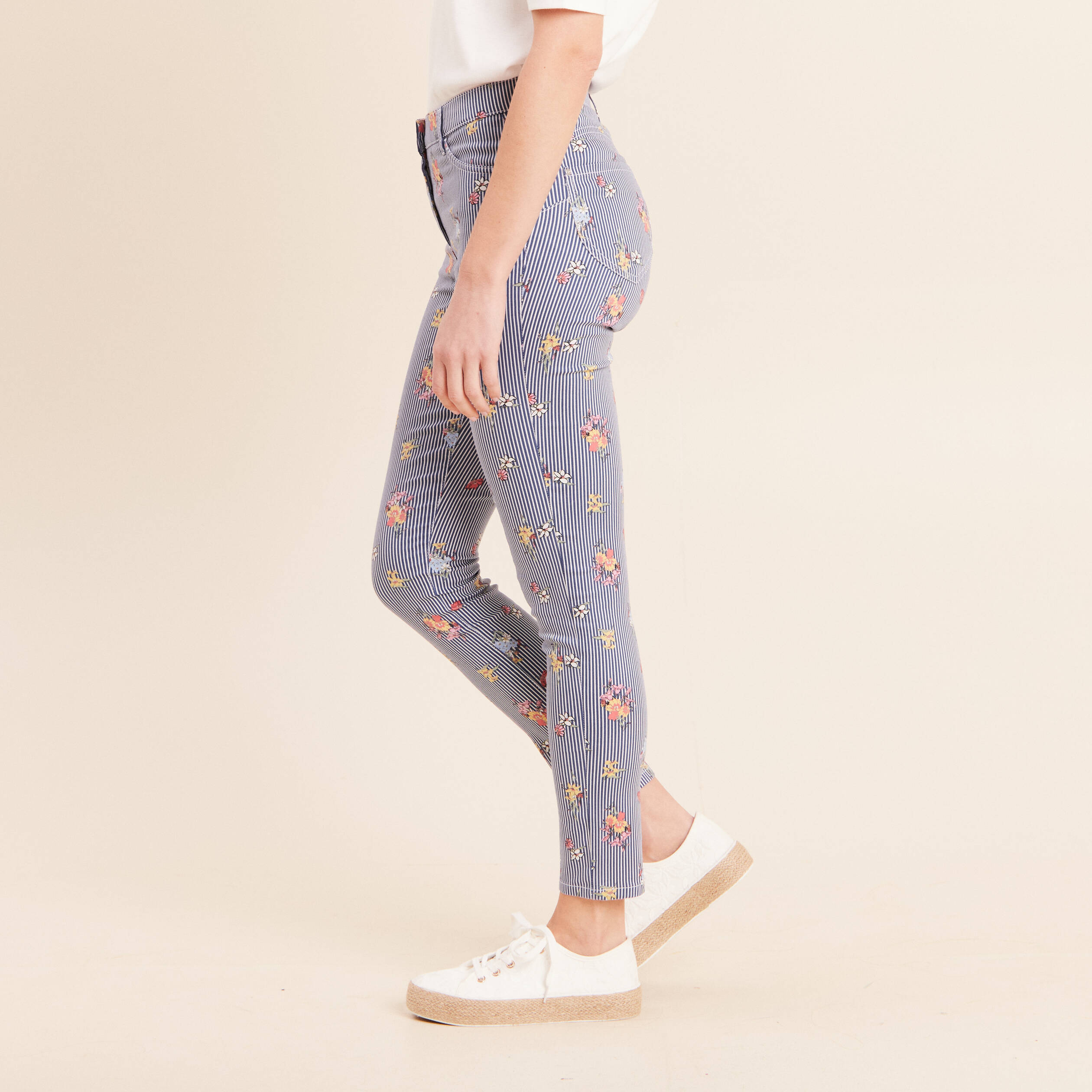 Pantalon magique Le L&eacute;ger coupe ajust&eacute;e bleu femme