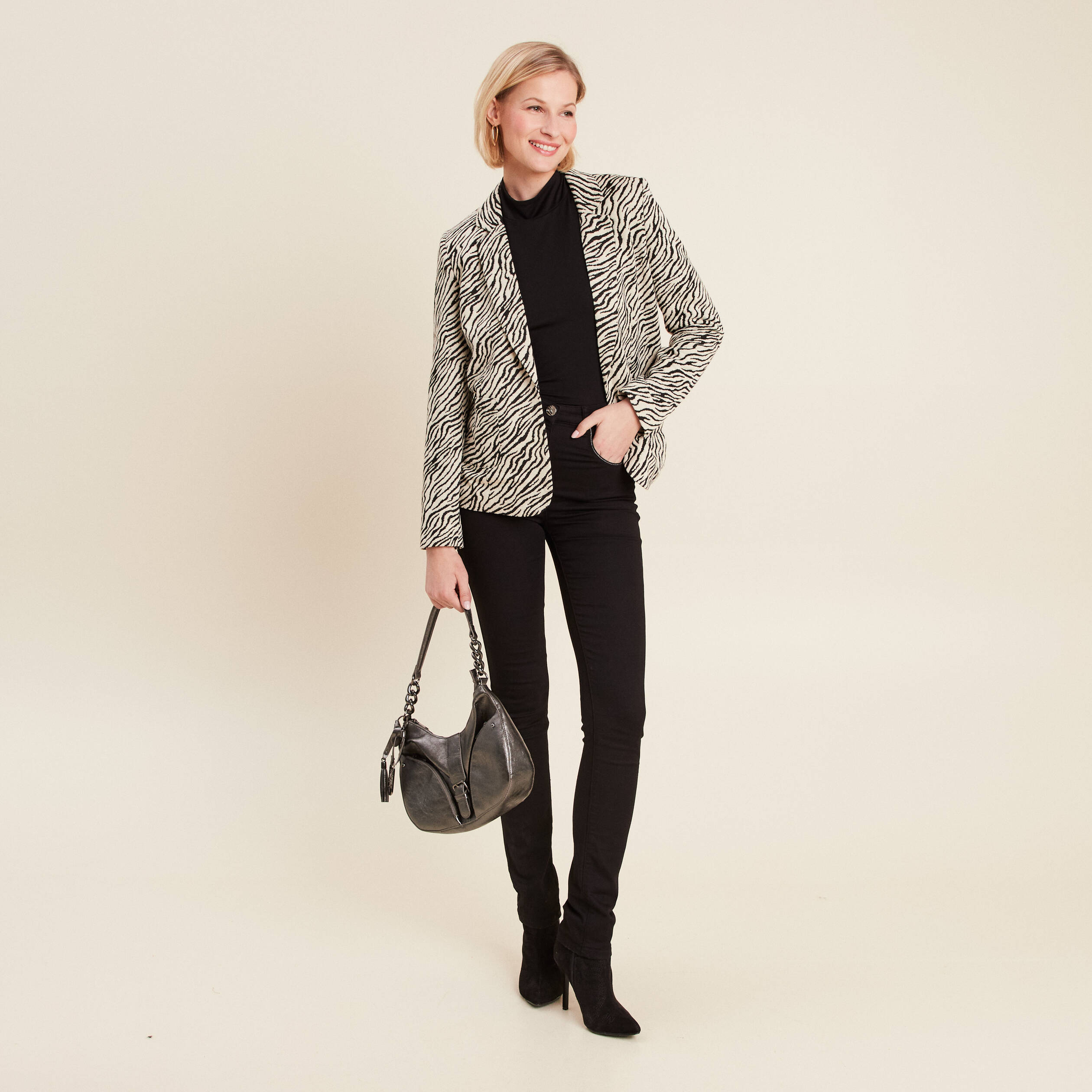 veste esprit tailleur beige femme Veste esprit tailleur beige femme