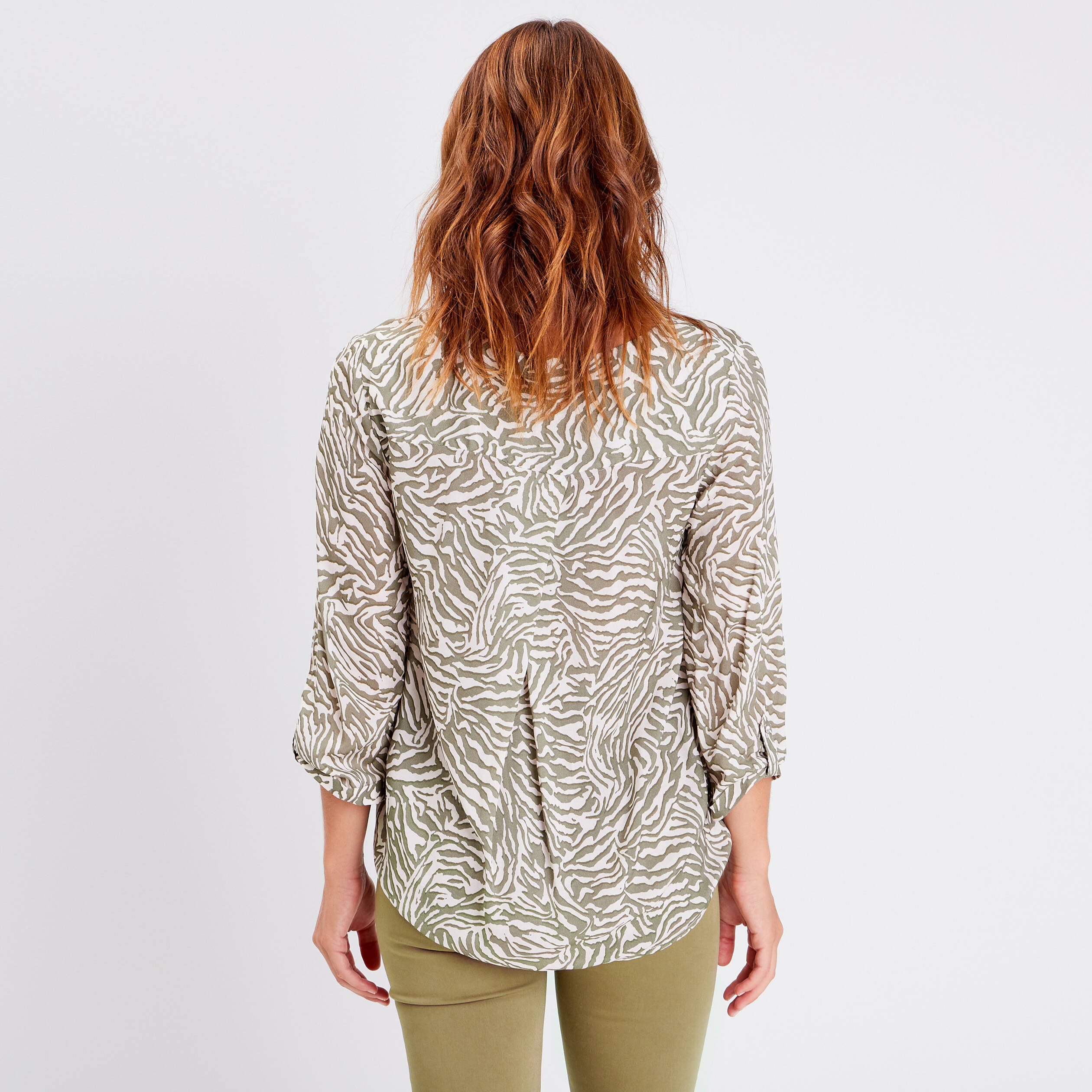 blouse manches 34 noir femme Blouse manches 3/4 noir femme
