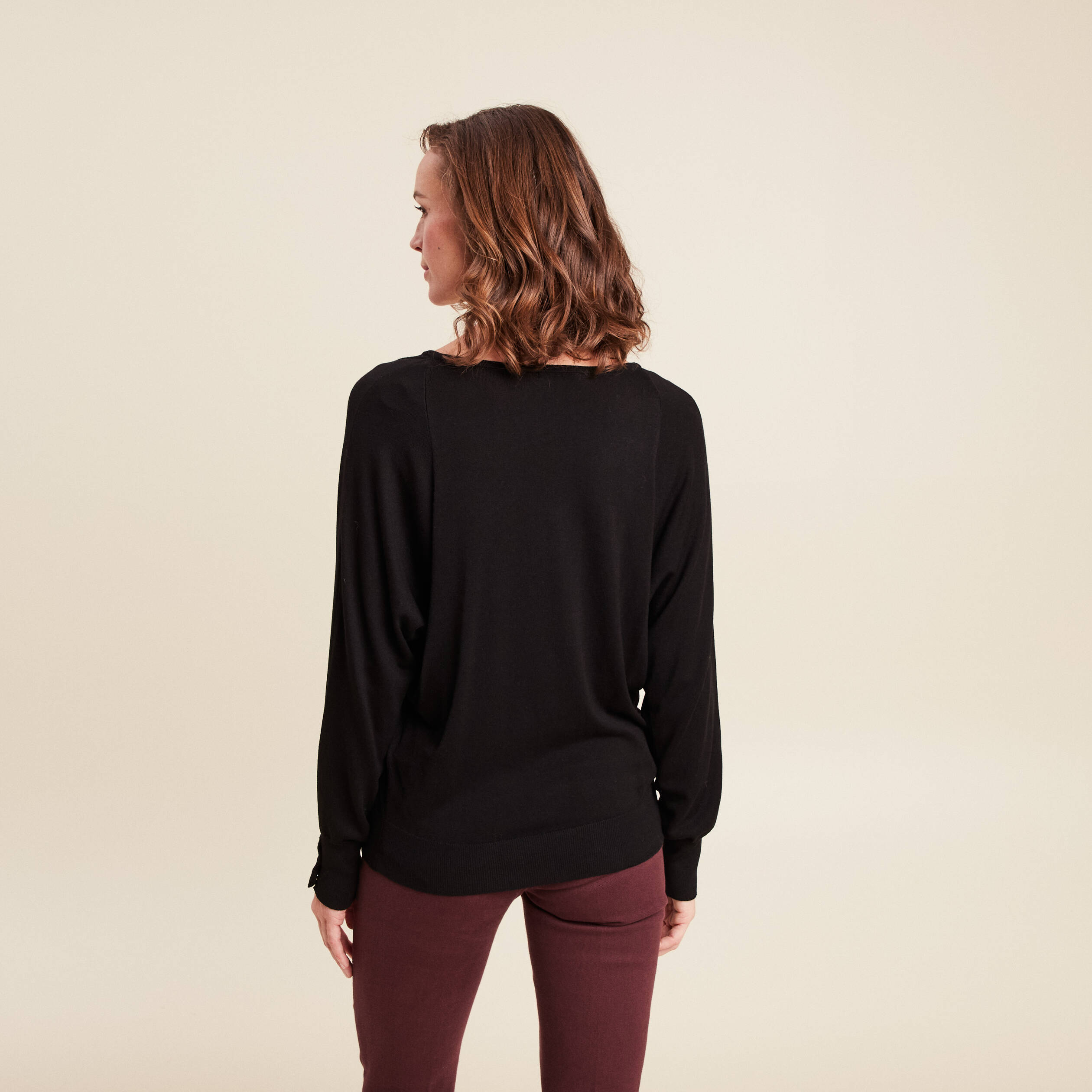 pull manches longues noir femme Pull manches longues noir femme