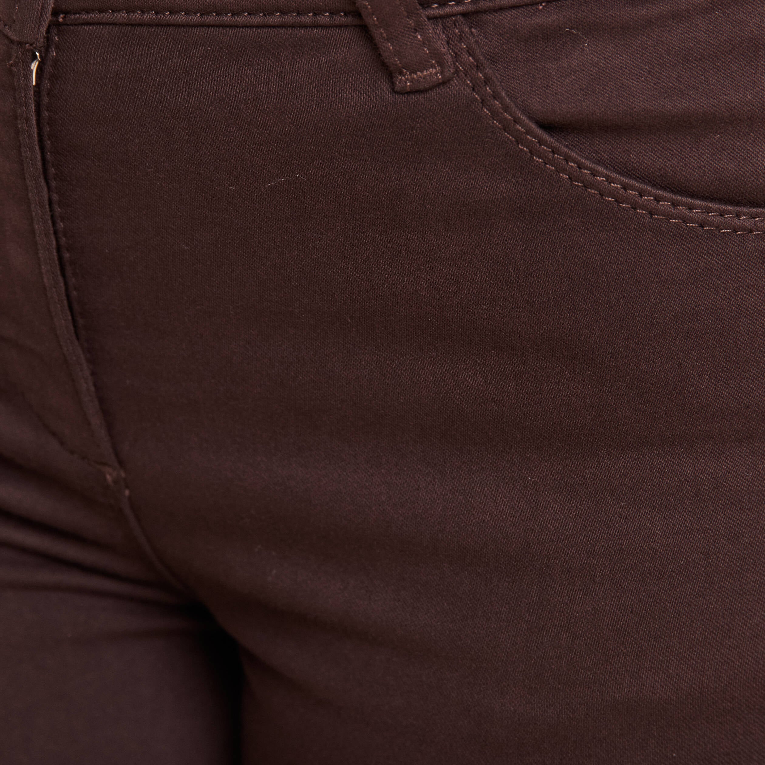 Pantalon magique Le Chaud marron fonc&eacute; femme