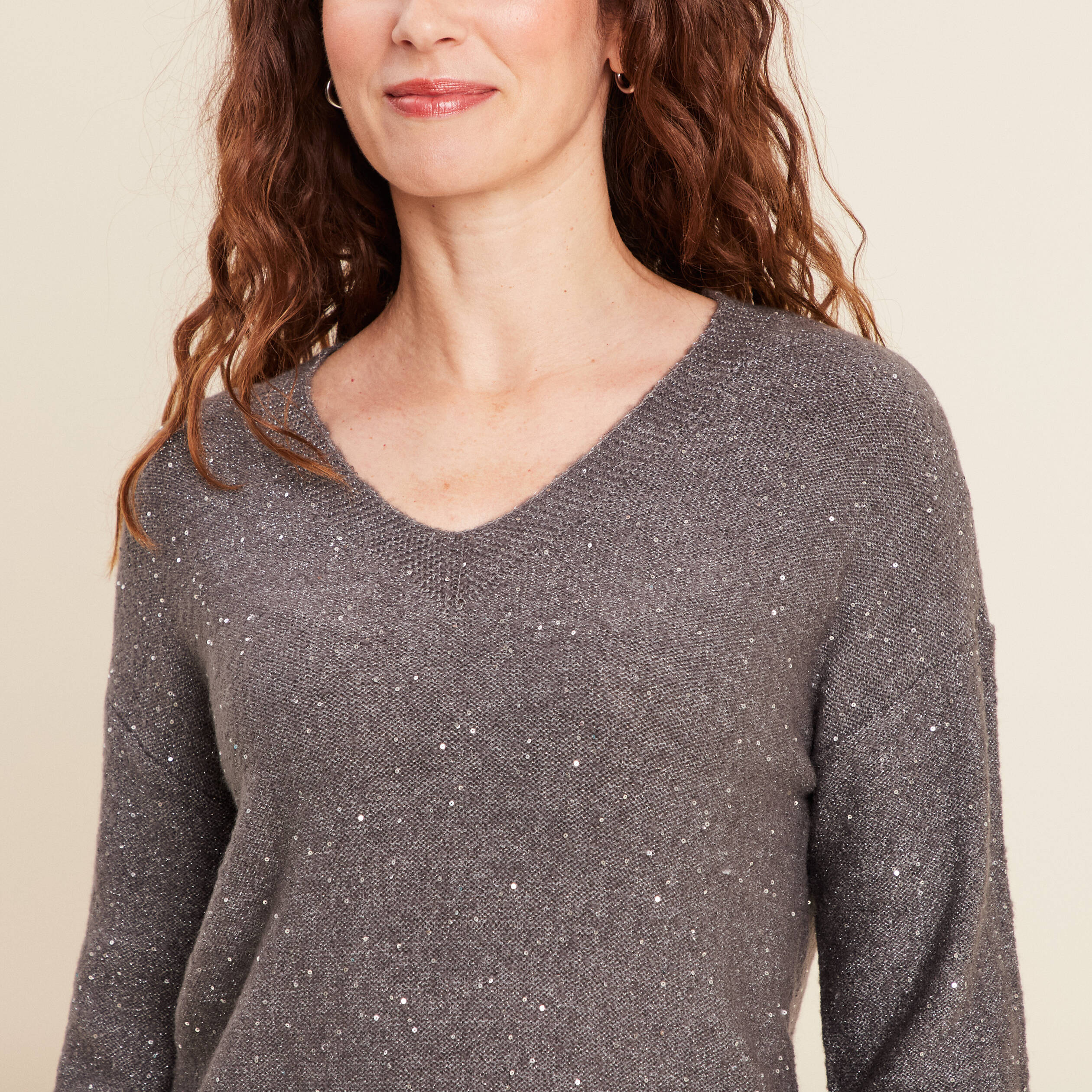 Pull Over Pull A Paillettes Femme Pull Col V Pull Paillettes Femme