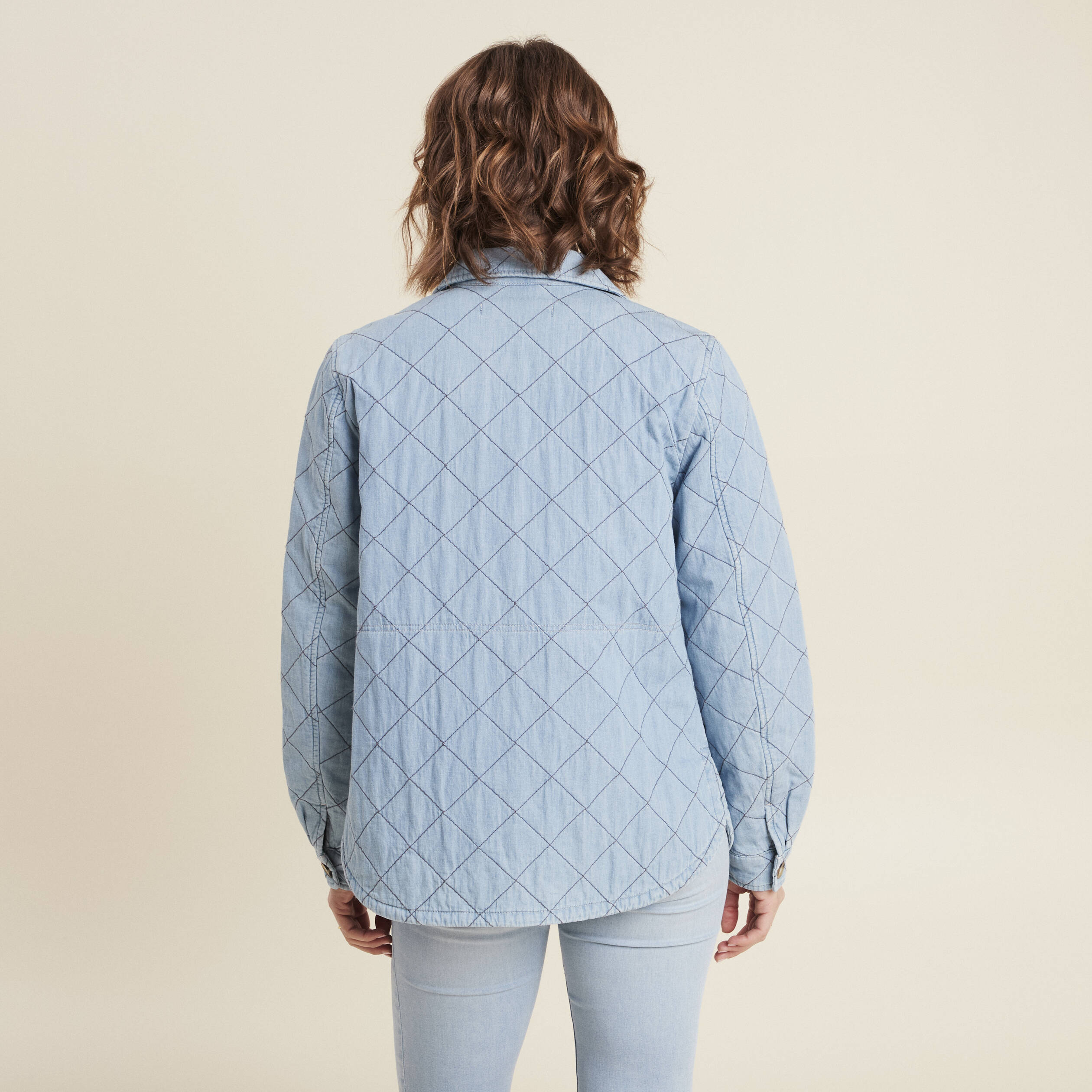 surchemise manches longues denim double stone femme Surchemise manches longues denim double stone femme