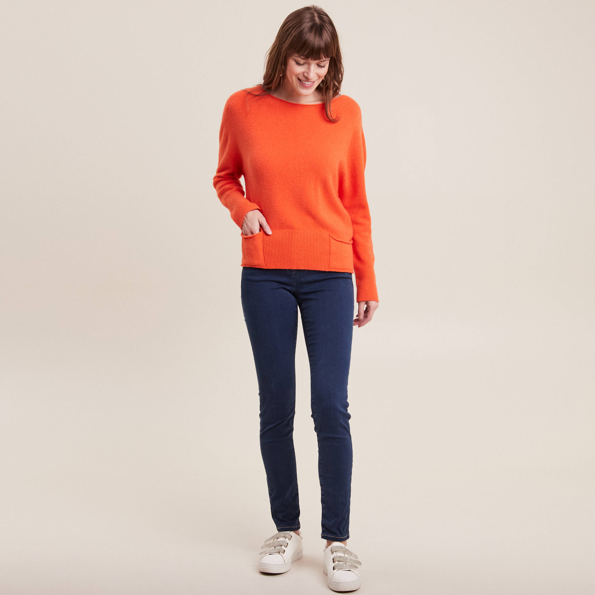 pantalon magique ajuste denim stone femme Pantalon magique ajusté denim stone femme