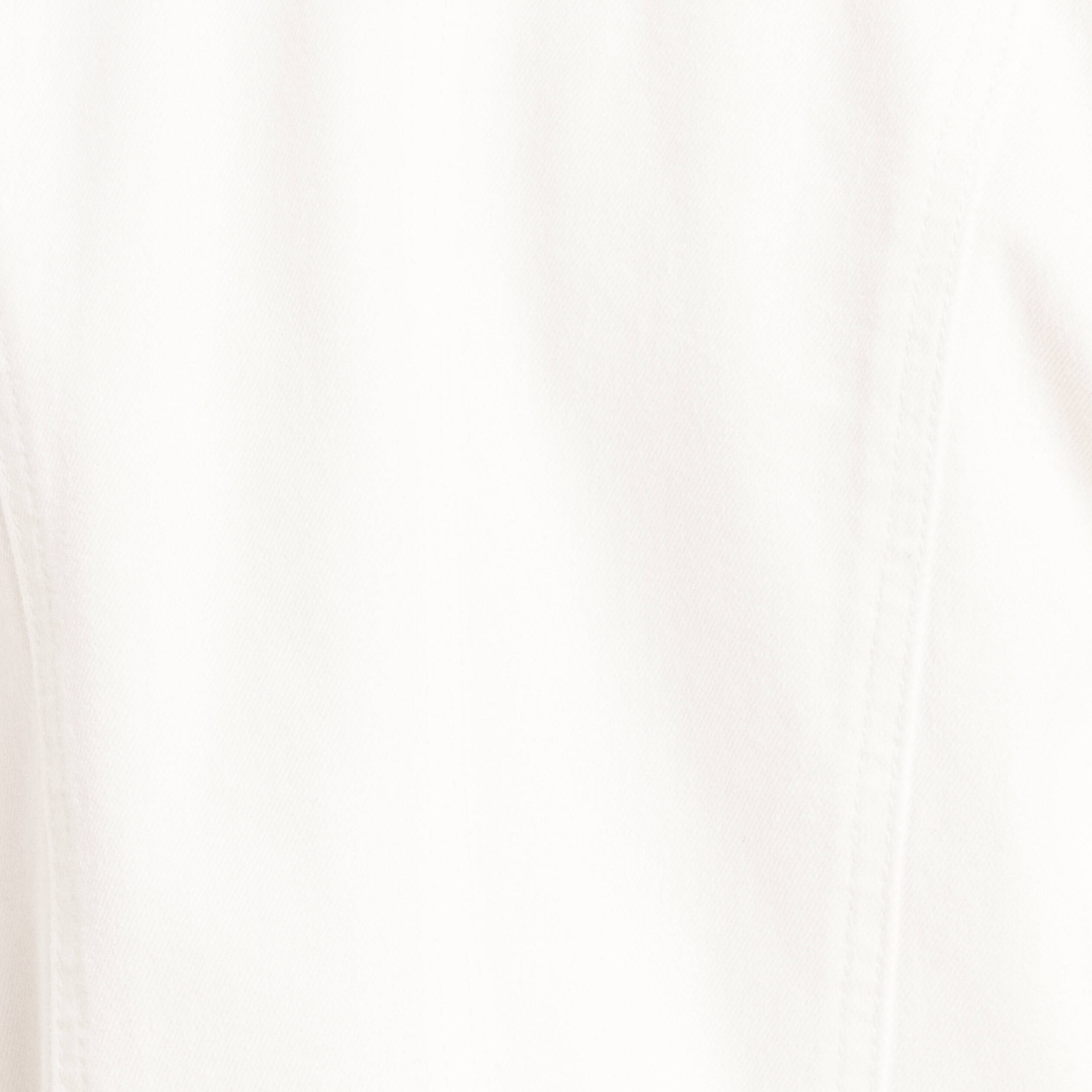 veste en jean details tresses blanc femme Veste en jean détails tressés blanc femme