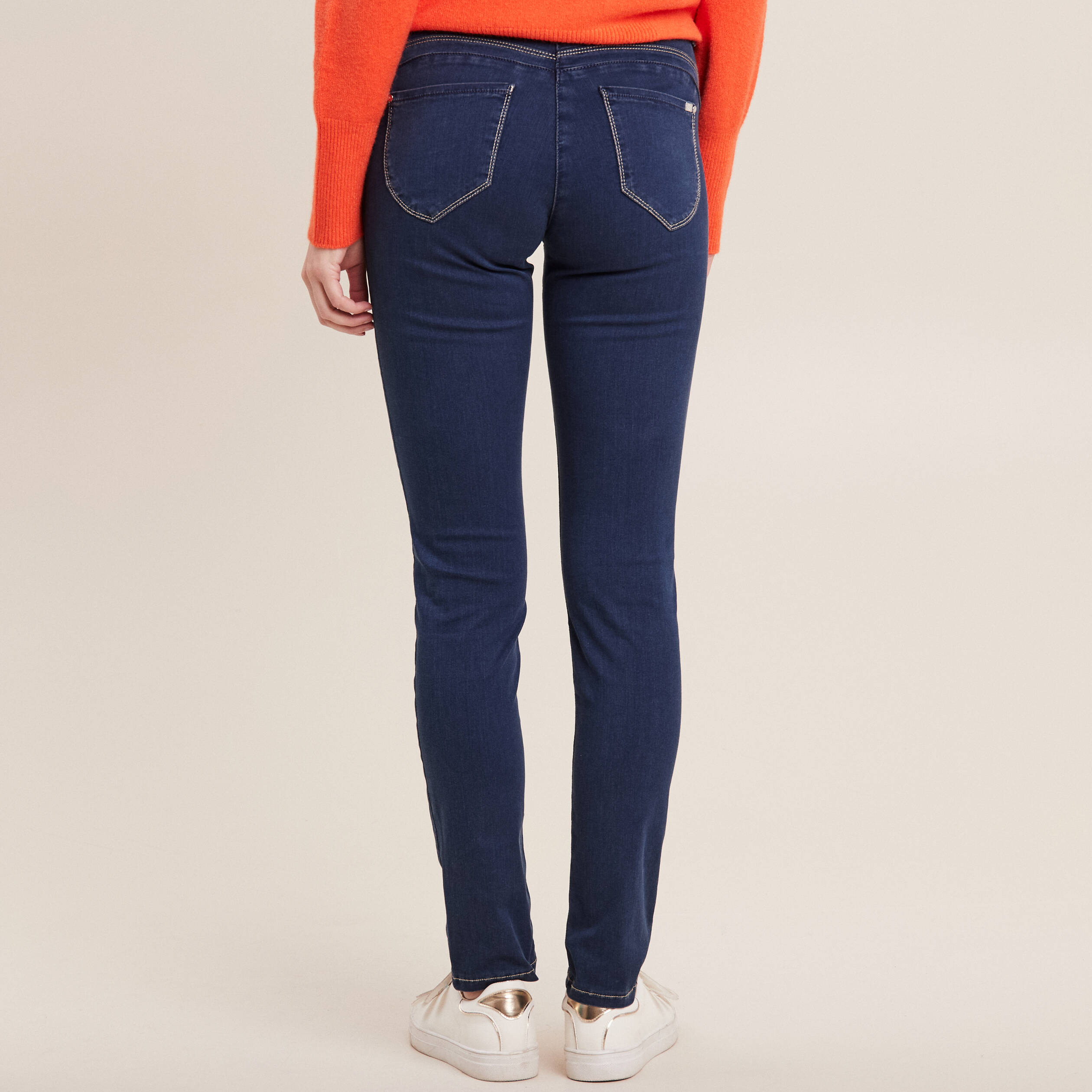 pantalon magique ajuste denim stone femme Pantalon magique ajusté denim stone femme