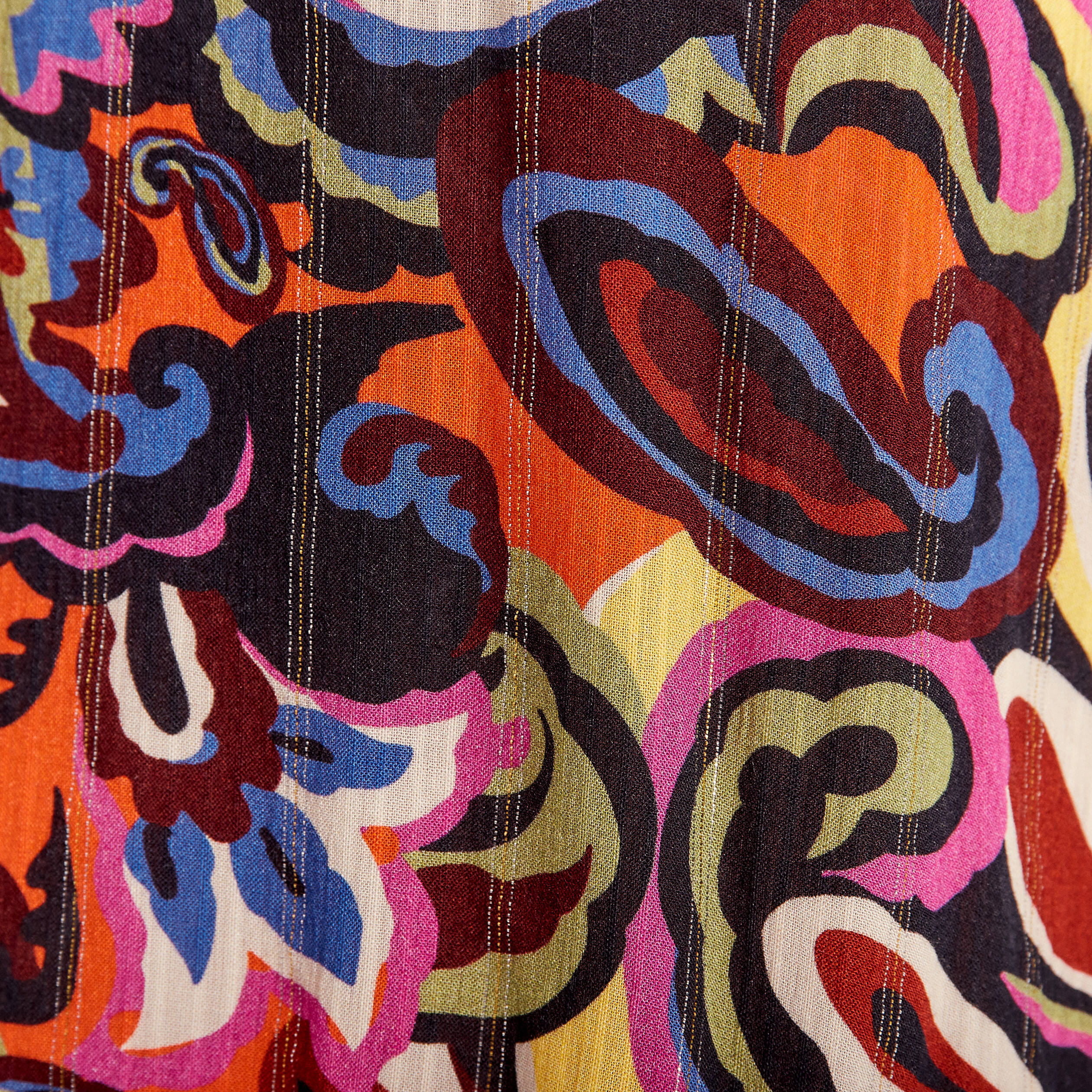 Blouse manches 3/4 multicolore femme